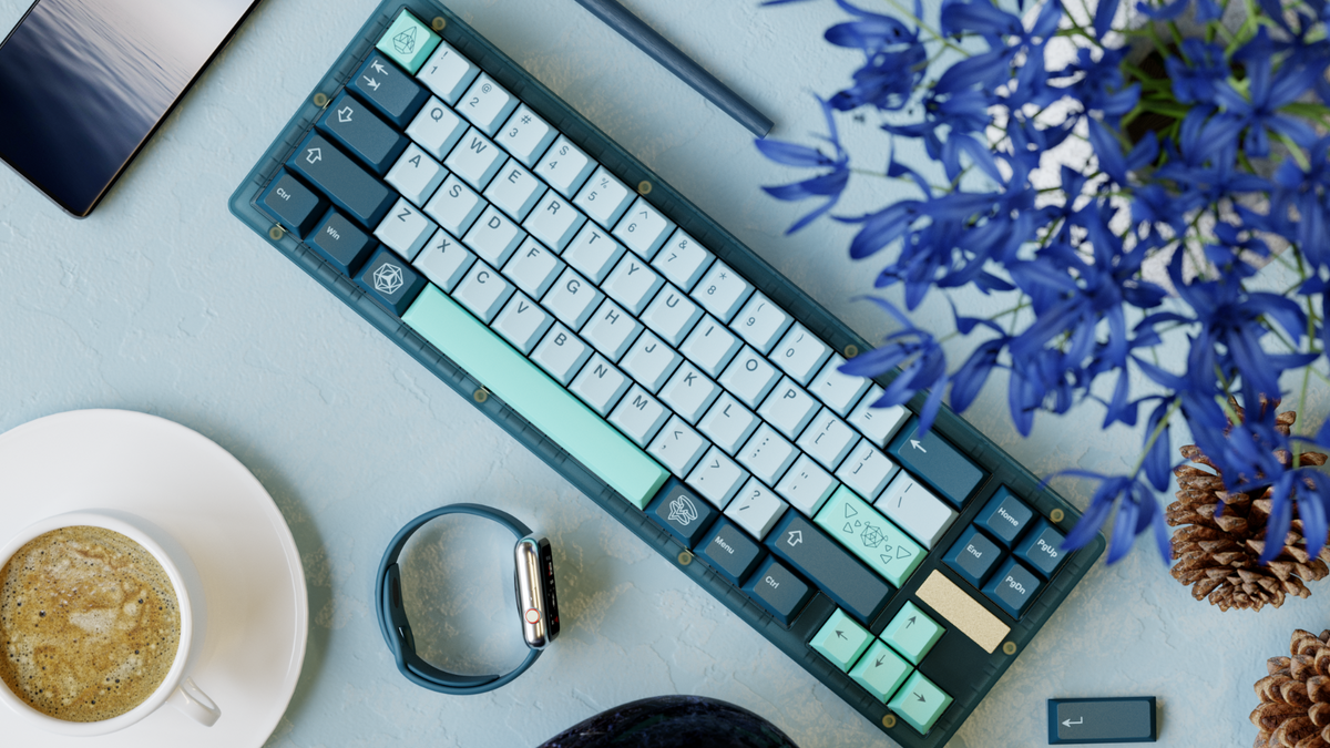 In Stock] Wuque Studio PBT Entwined Flowers Keycap Set