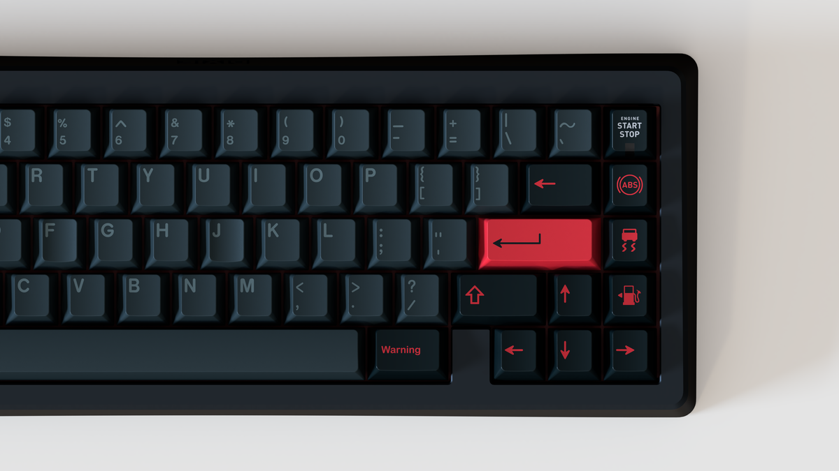 [In Stock] GMK Redline Keycap Set