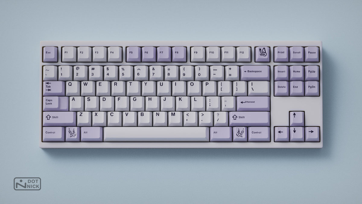 In Stock] GMK Lavender Keycap Set – iLumkb