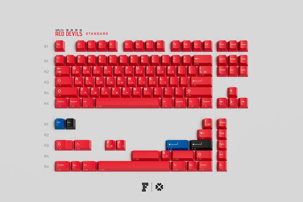 [Group Buy] GMK CYL Red Devils