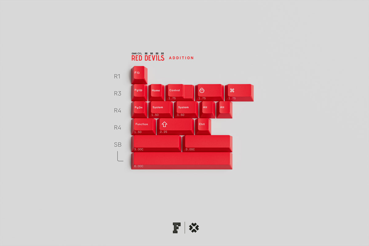 [Group Buy] GMK CYL Red Devils