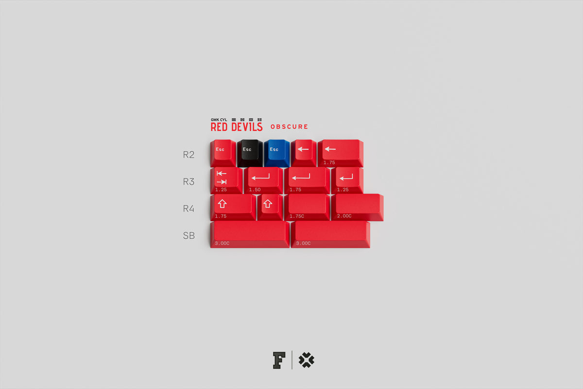 [Group Buy] GMK CYL Red Devils