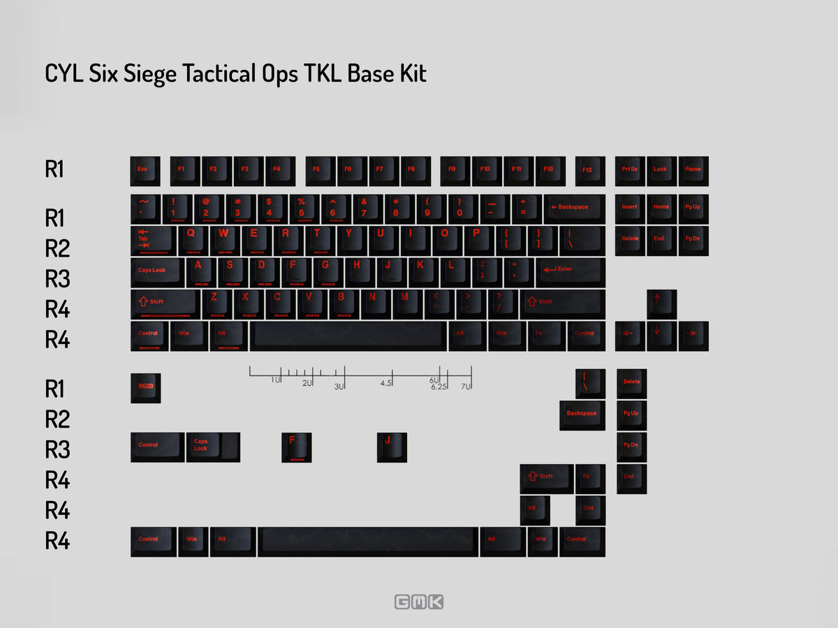 [In Stock] GMK Six Siege Tactical Ops