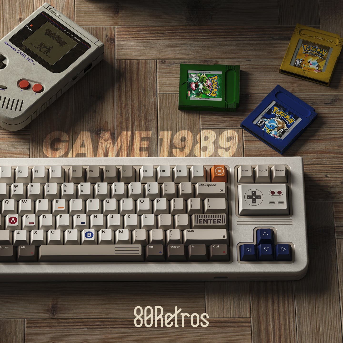 [In Stock] TUTKEYS 80RETROS GAME1989 KEYCAP