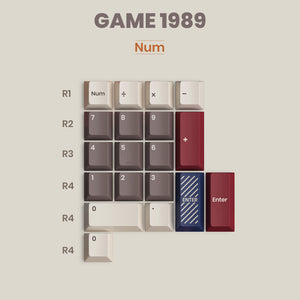 [In Stock] TUTKEYS 80RETROS GAME1989 KEYCAP