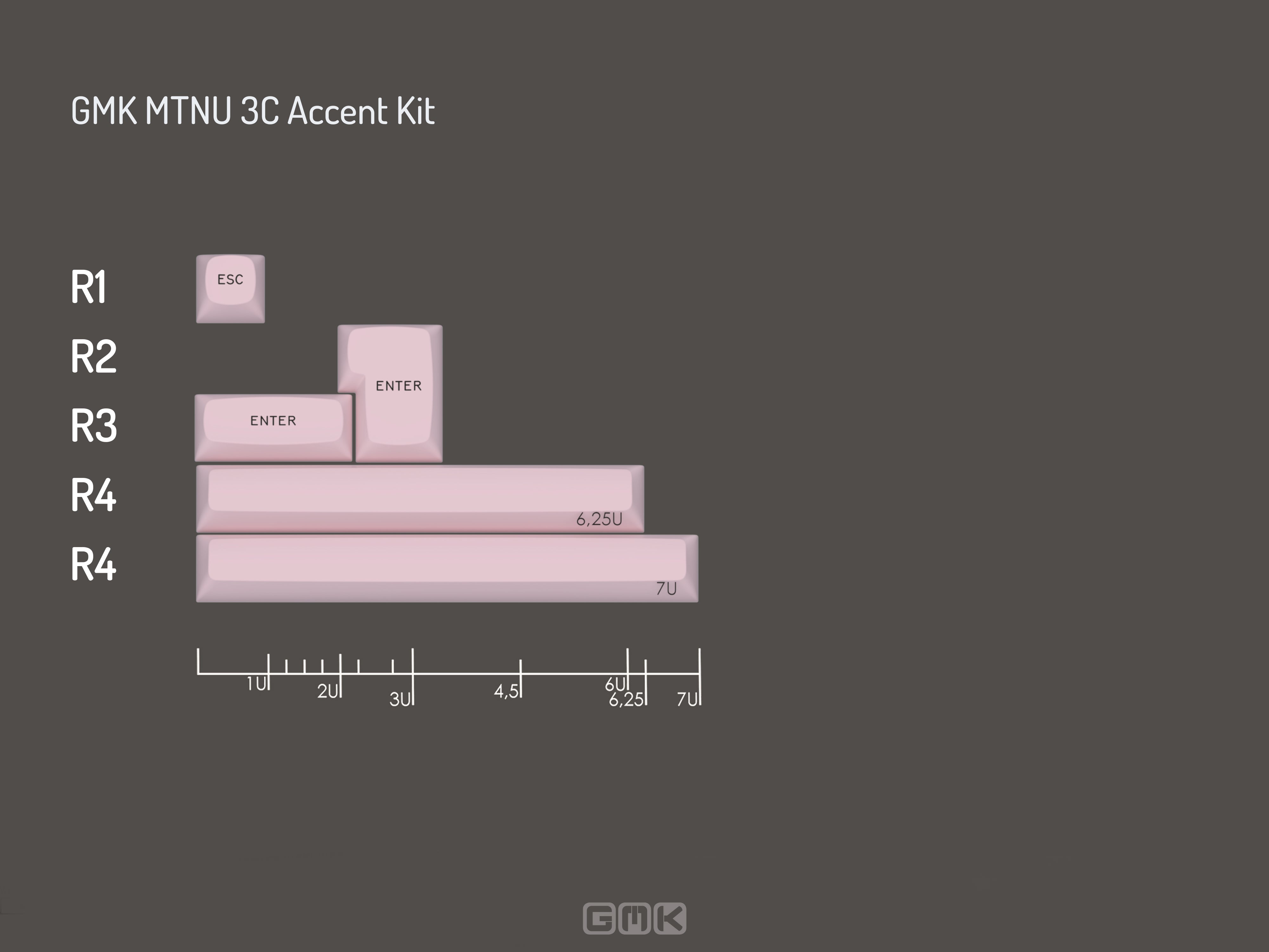[In Stock] GMK MTNU Classic Beige Keycaps