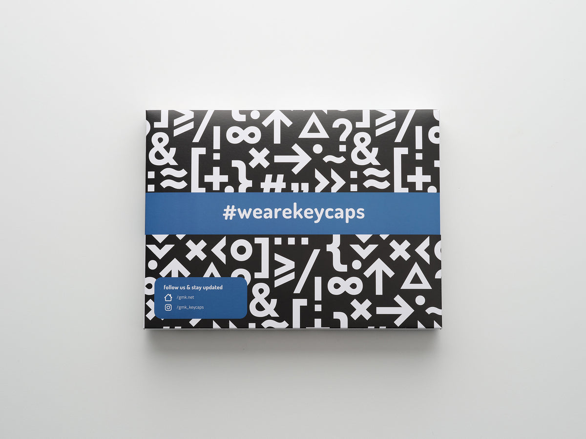 [In Stock] GMK CYL WoB (White on Black)
