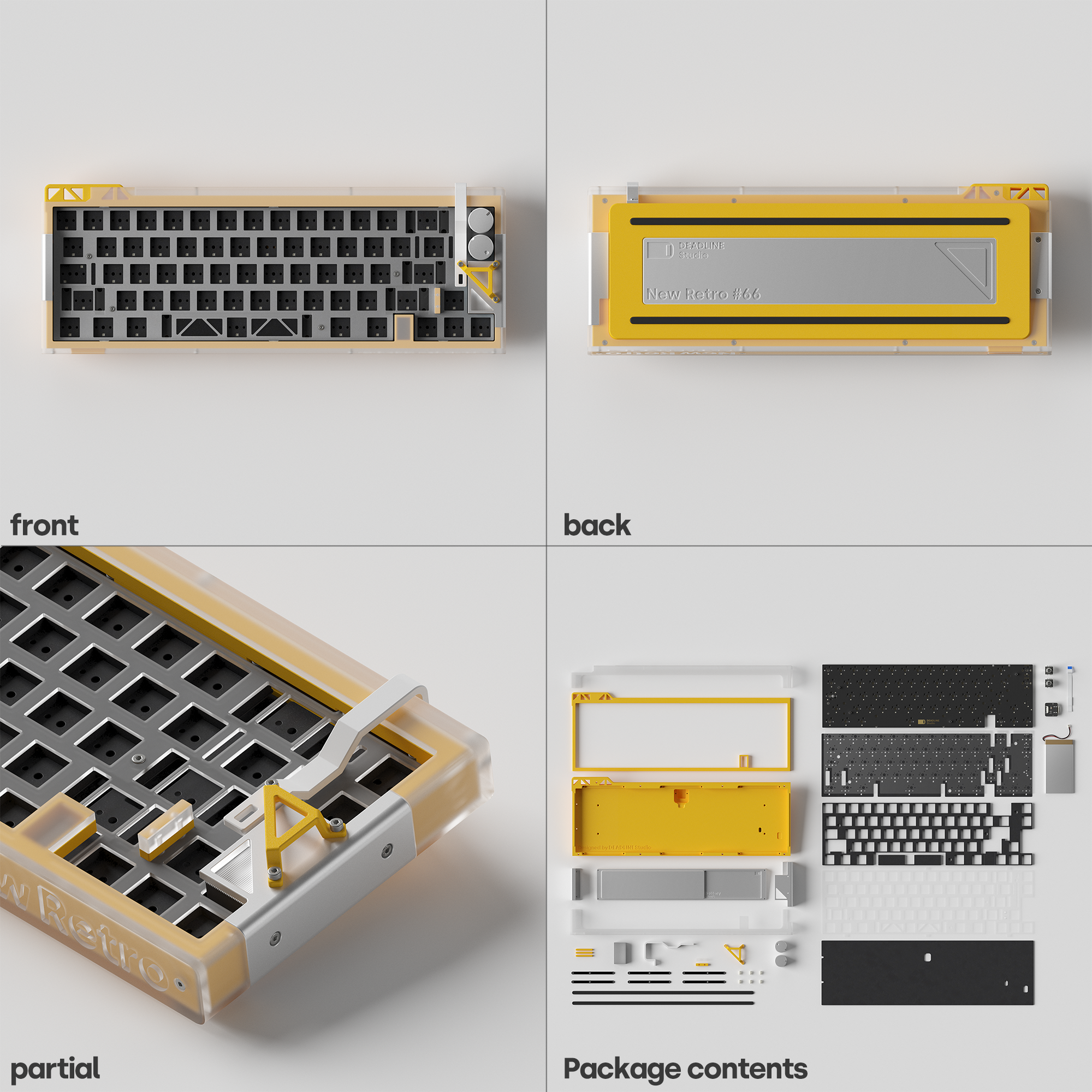 [Group Buy] DEADLINE Studio NewRetro#66v3 Keyboard Kit