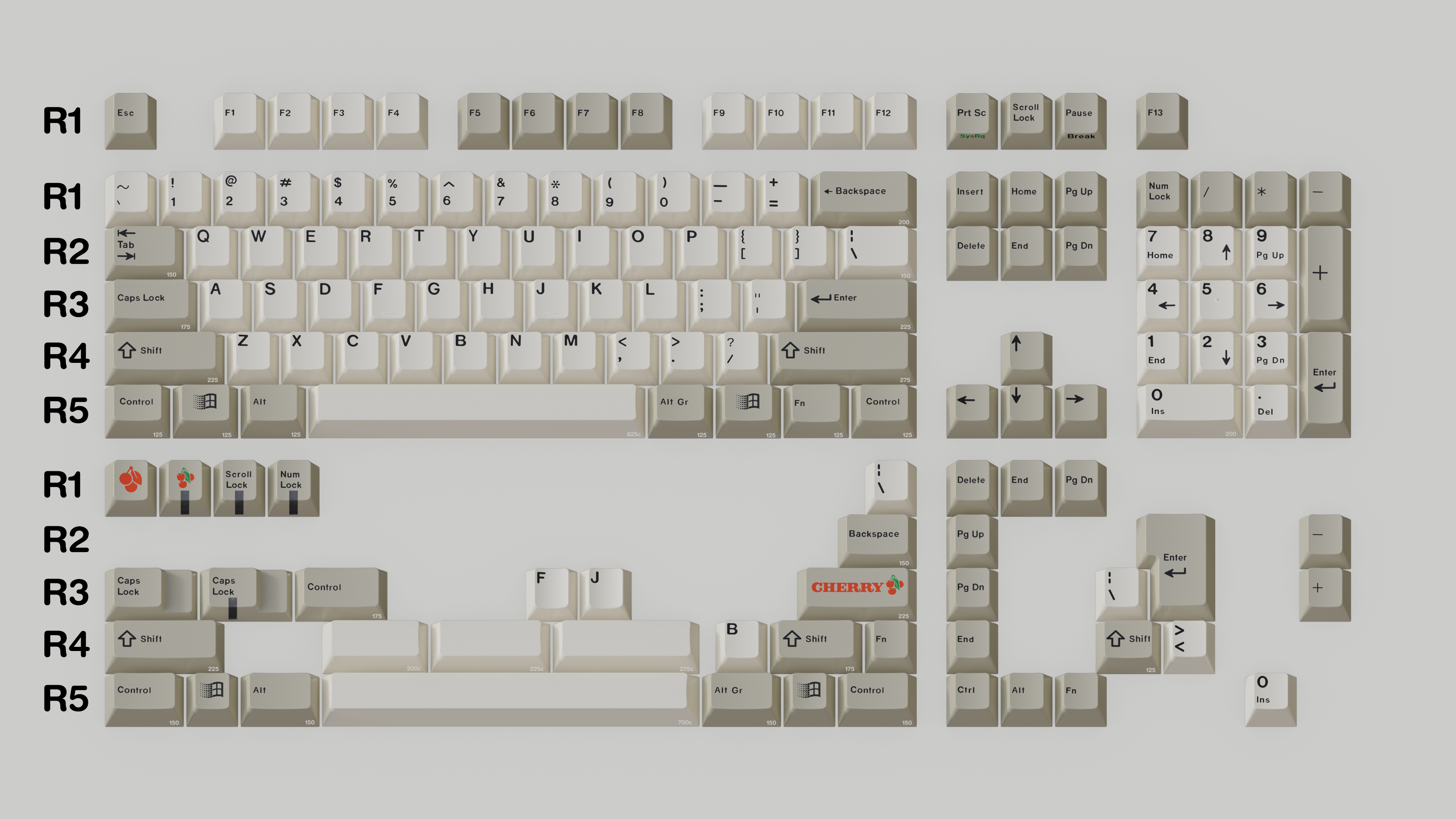 [In-Stock] GMK CYL Classic Beige