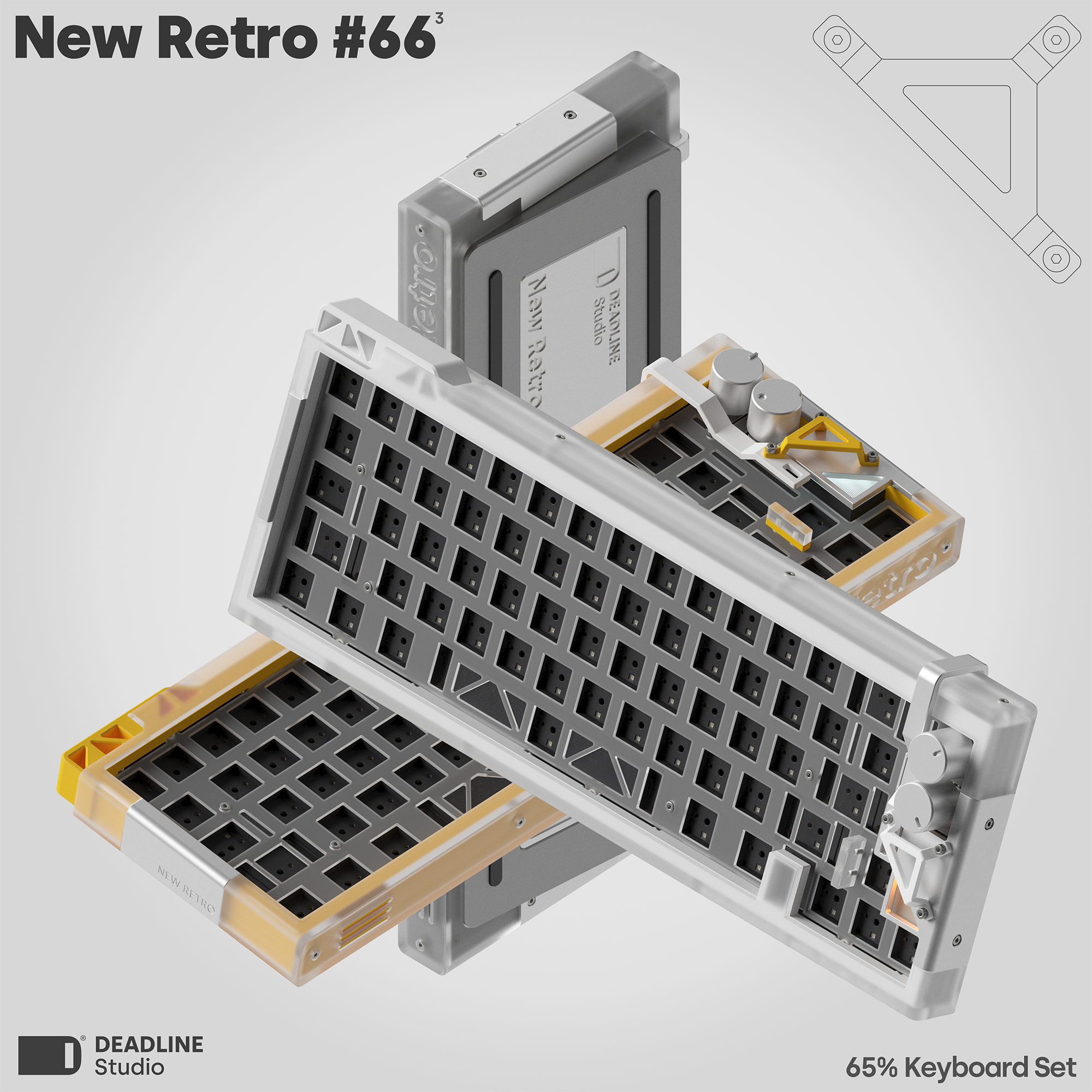 [Group Buy] DEADLINE Studio NewRetro#66v3 Keyboard Kit