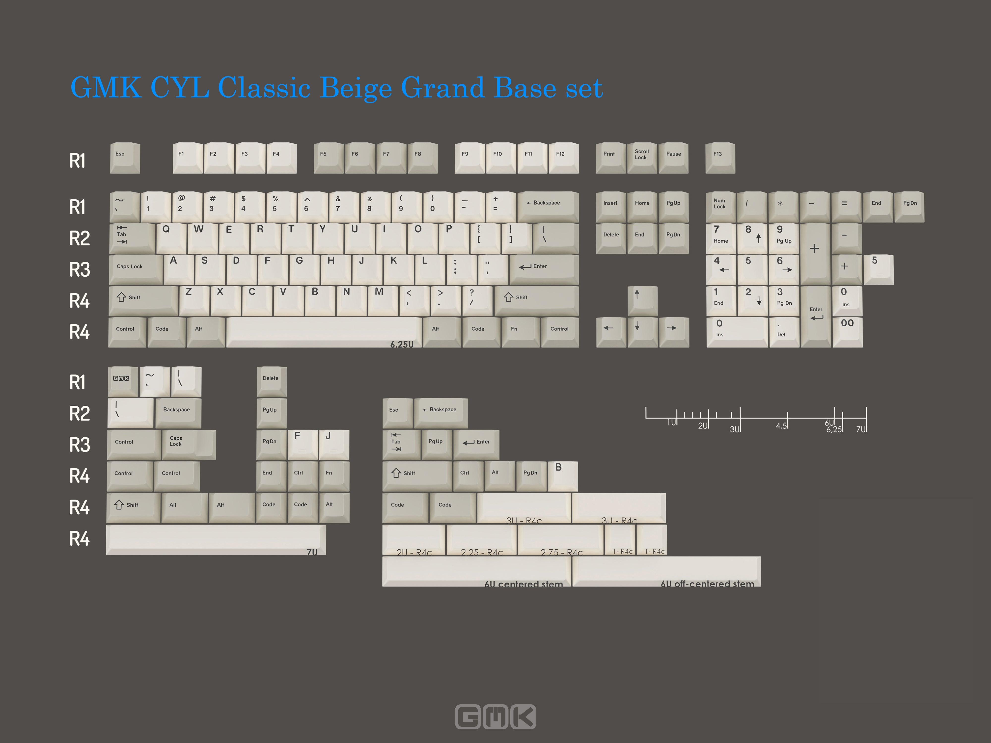 [In Stock] GMK CYL Classic Beige