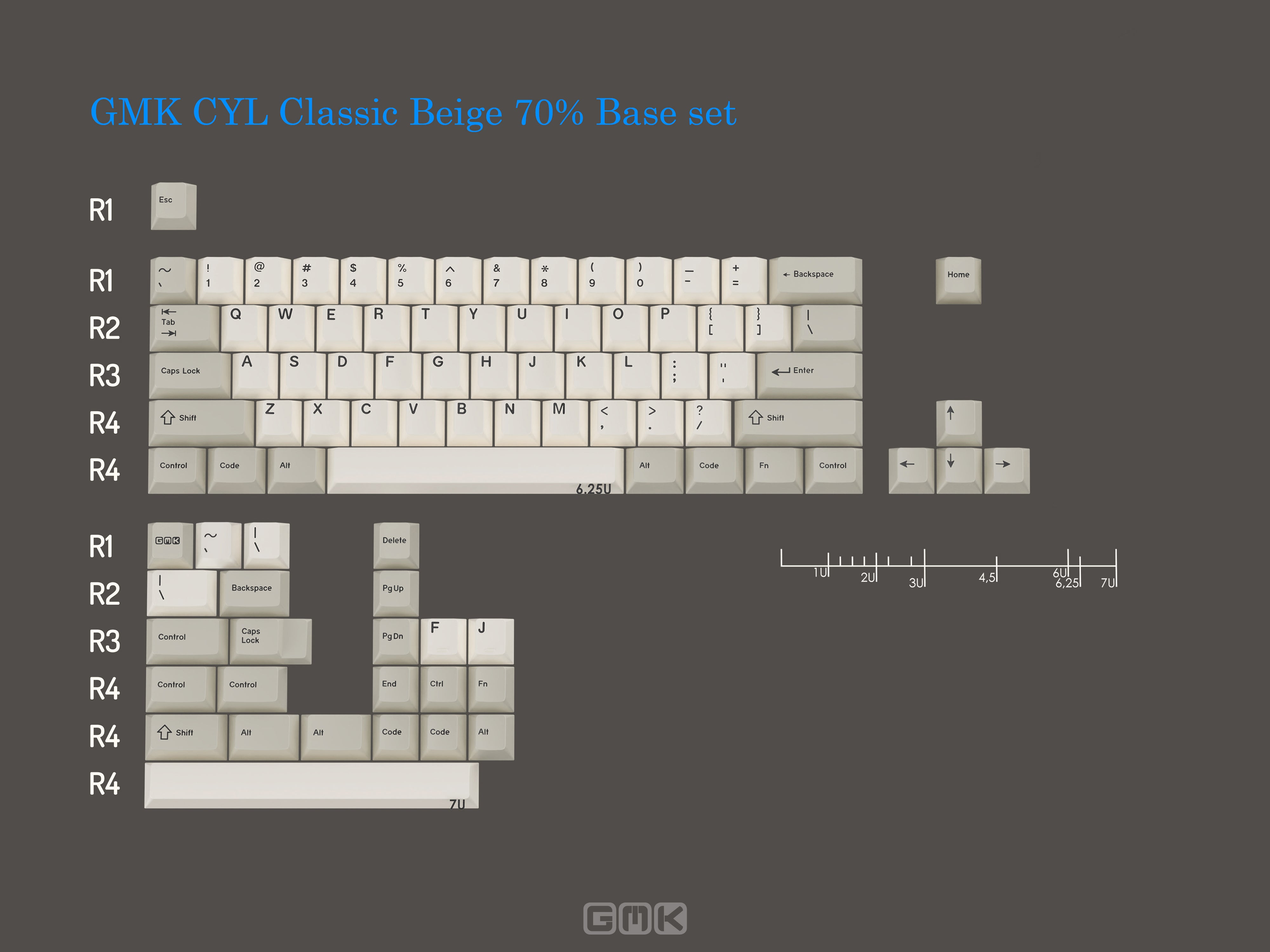 [In Stock] GMK CYL Classic Beige