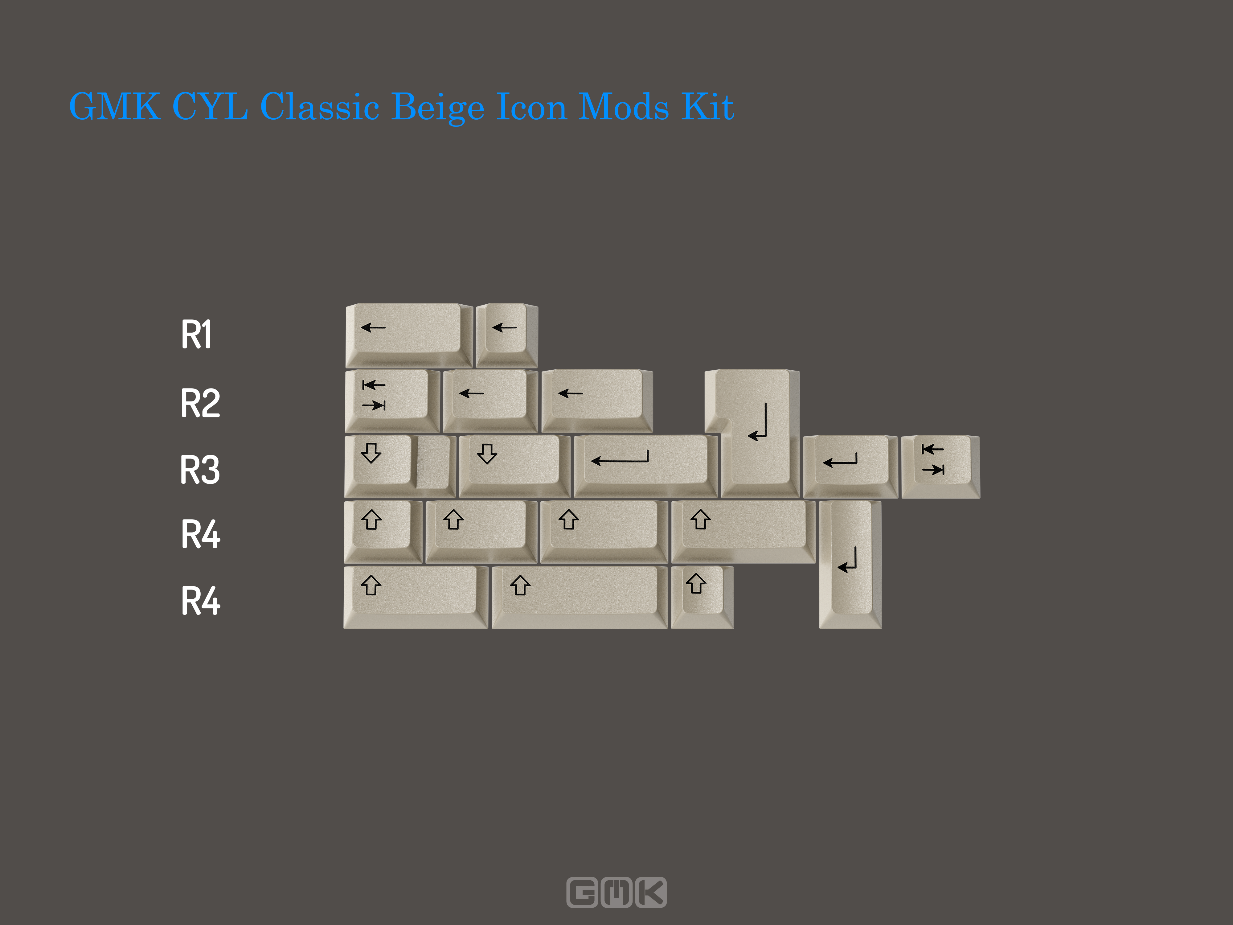 [In Stock] GMK CYL Classic Beige