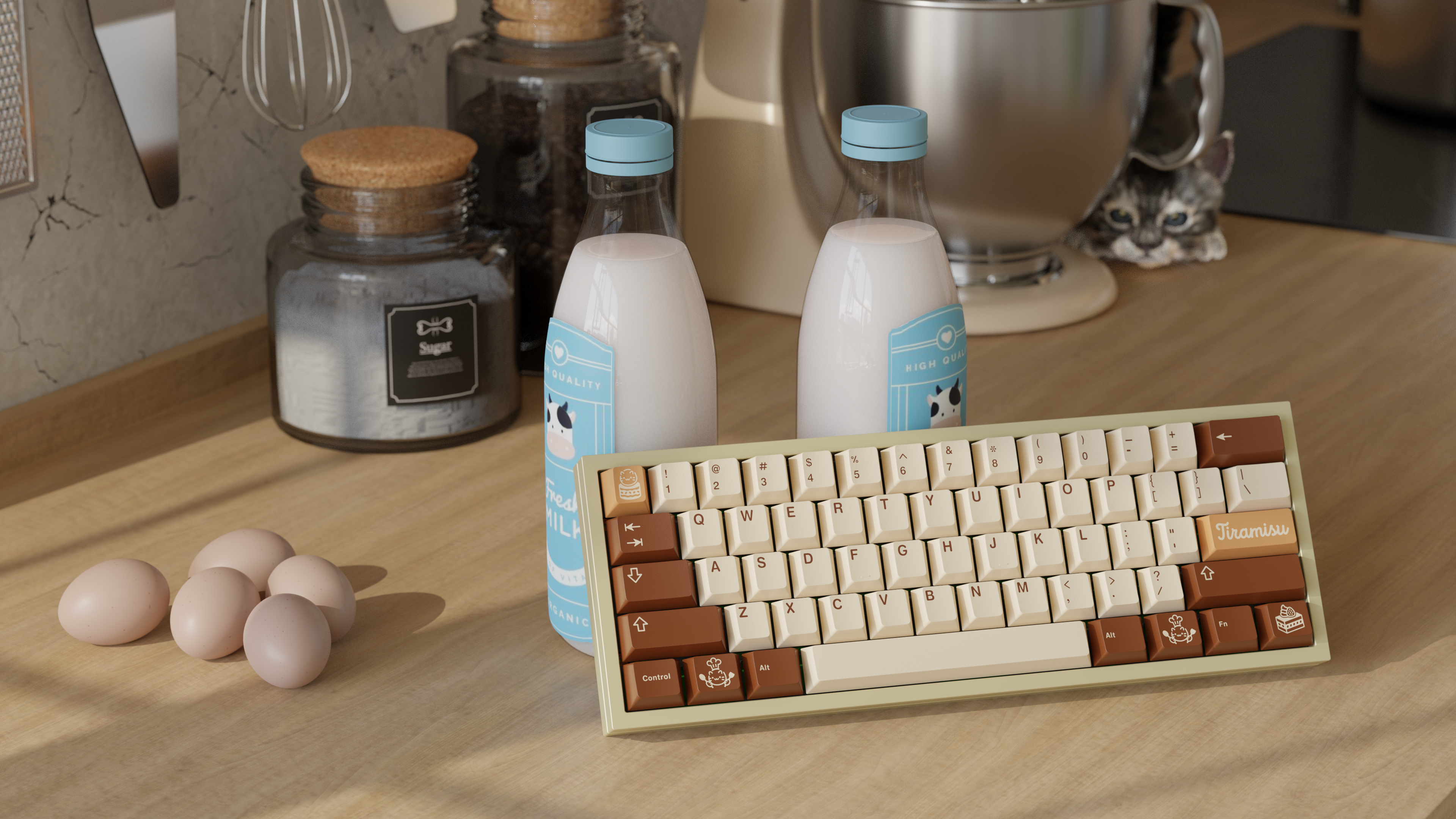 [In Stock] GMK CYL Tiramisu