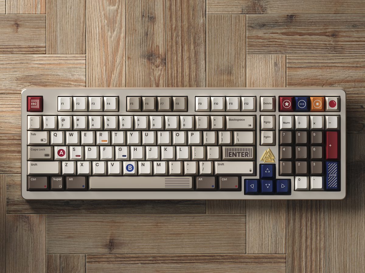 [In Stock] TUTKEYS 80RETROS GAME1989 R1 KEYCAP