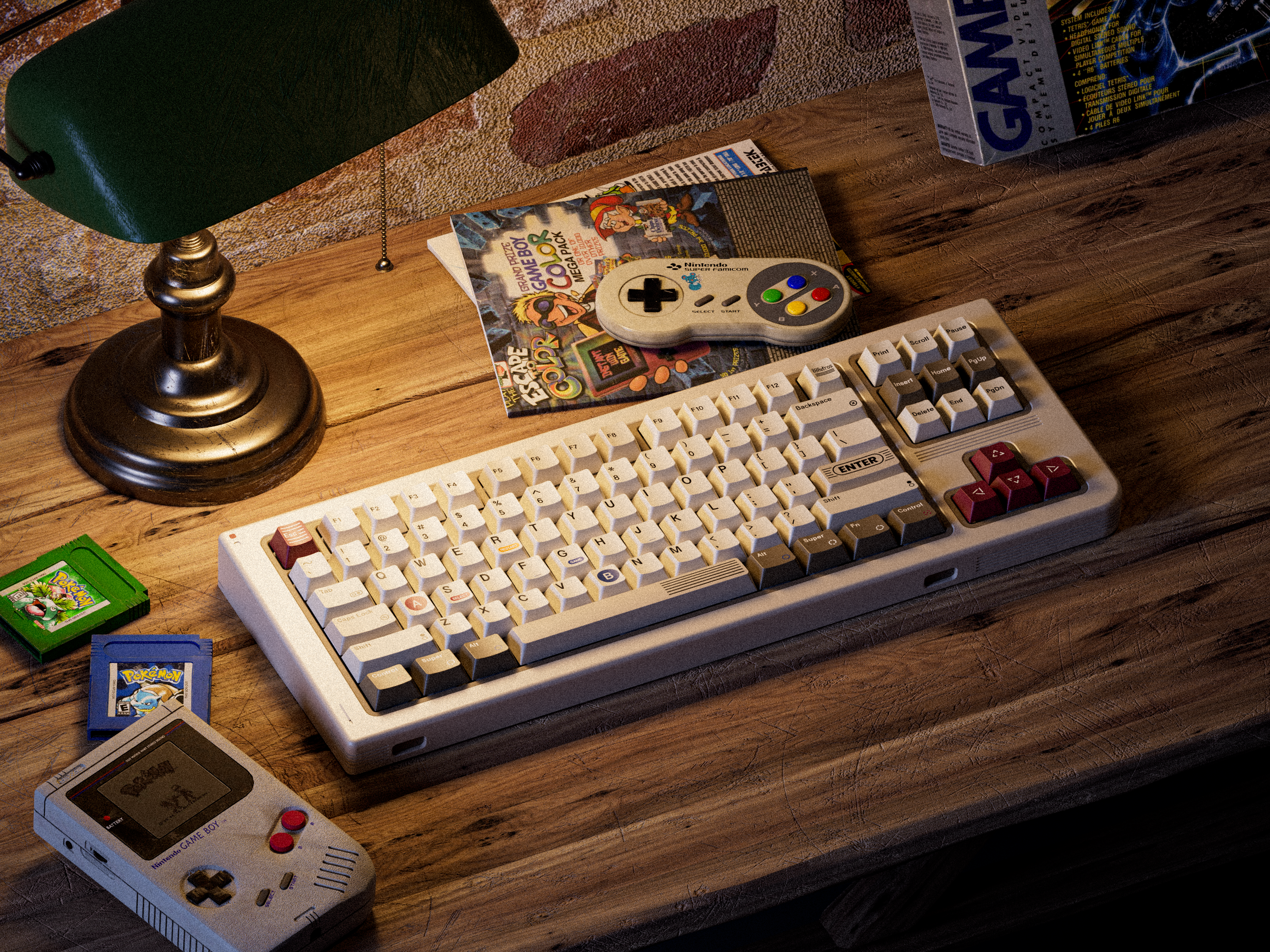 [In Stock] GAME 1989 Heritage Keycap Set