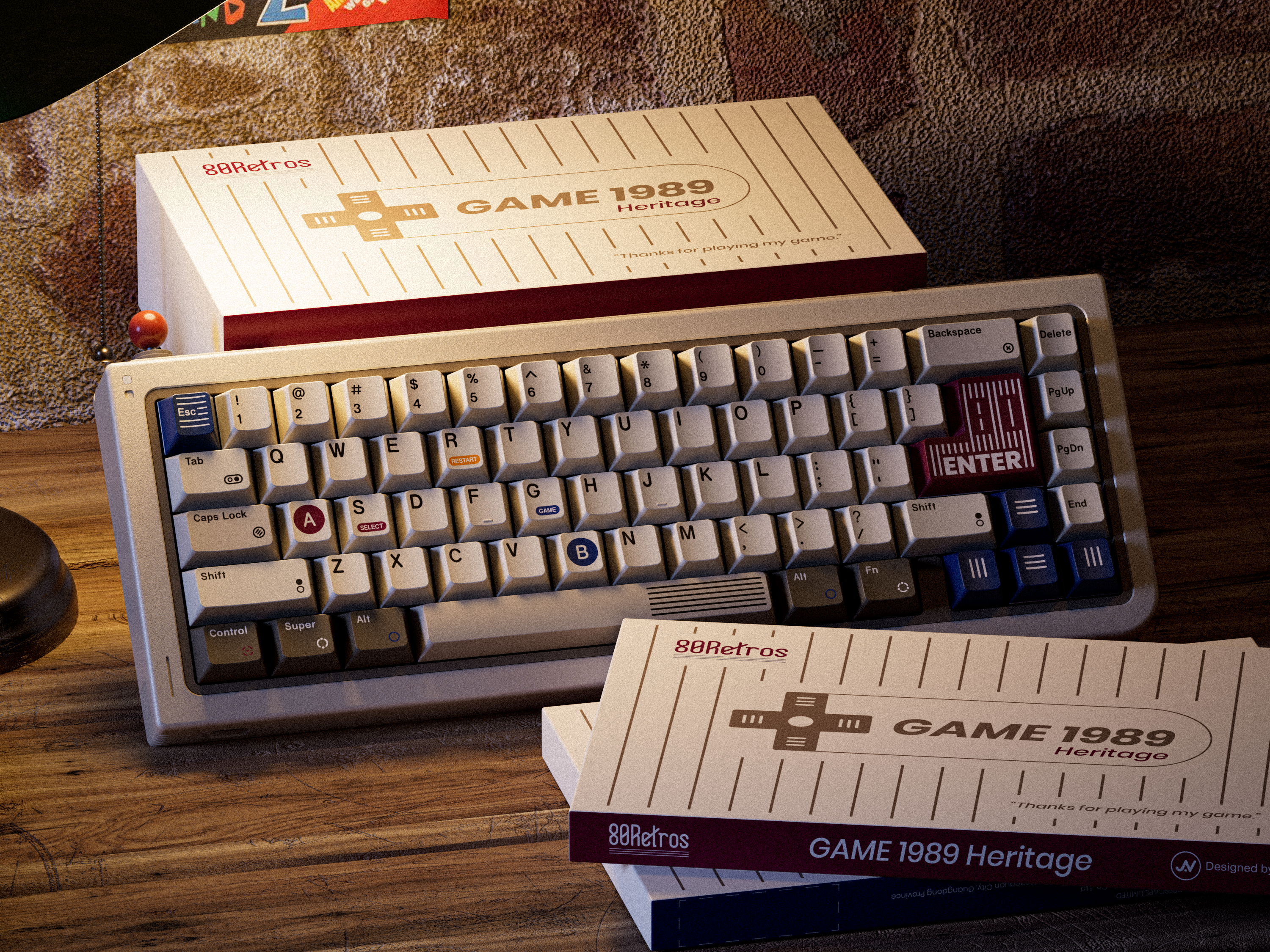[In Stock] GAME 1989 Heritage Keycap Set