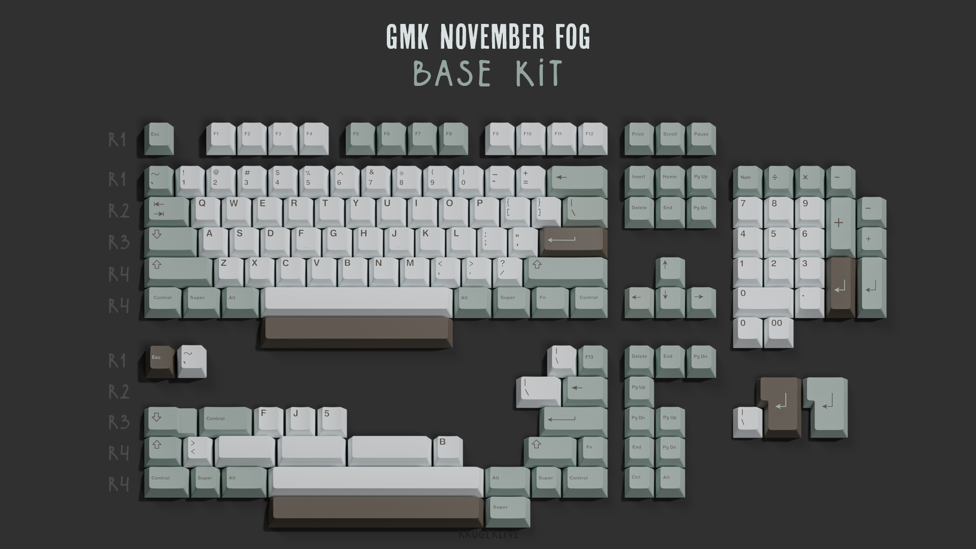 [In Stock] GMK CYL November Fog