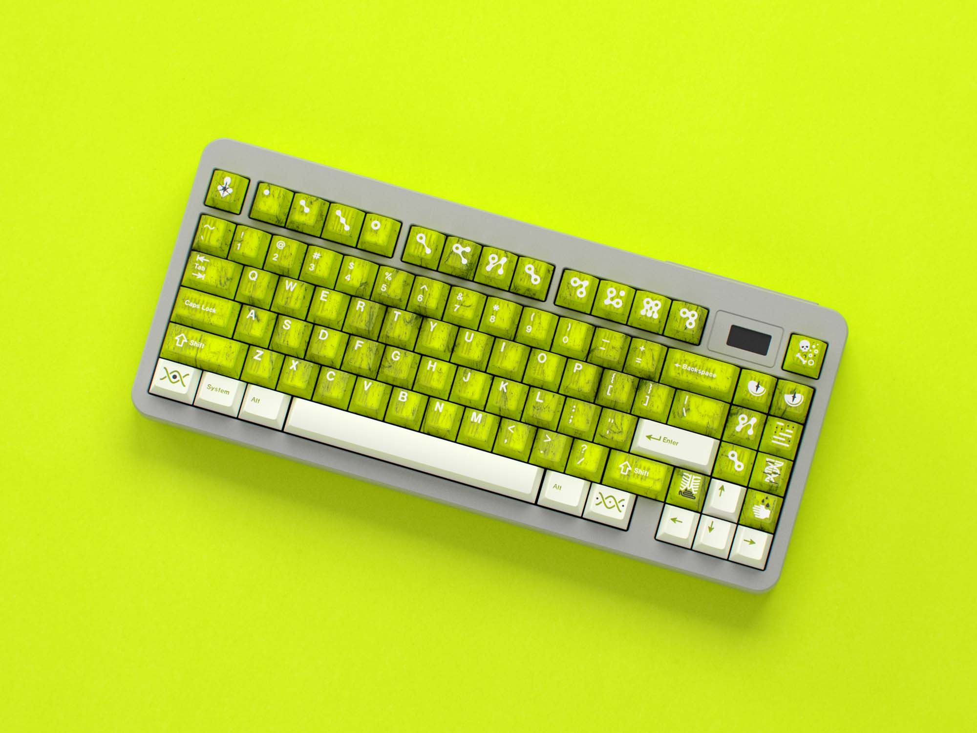 Maxkey Lime Keycap Set