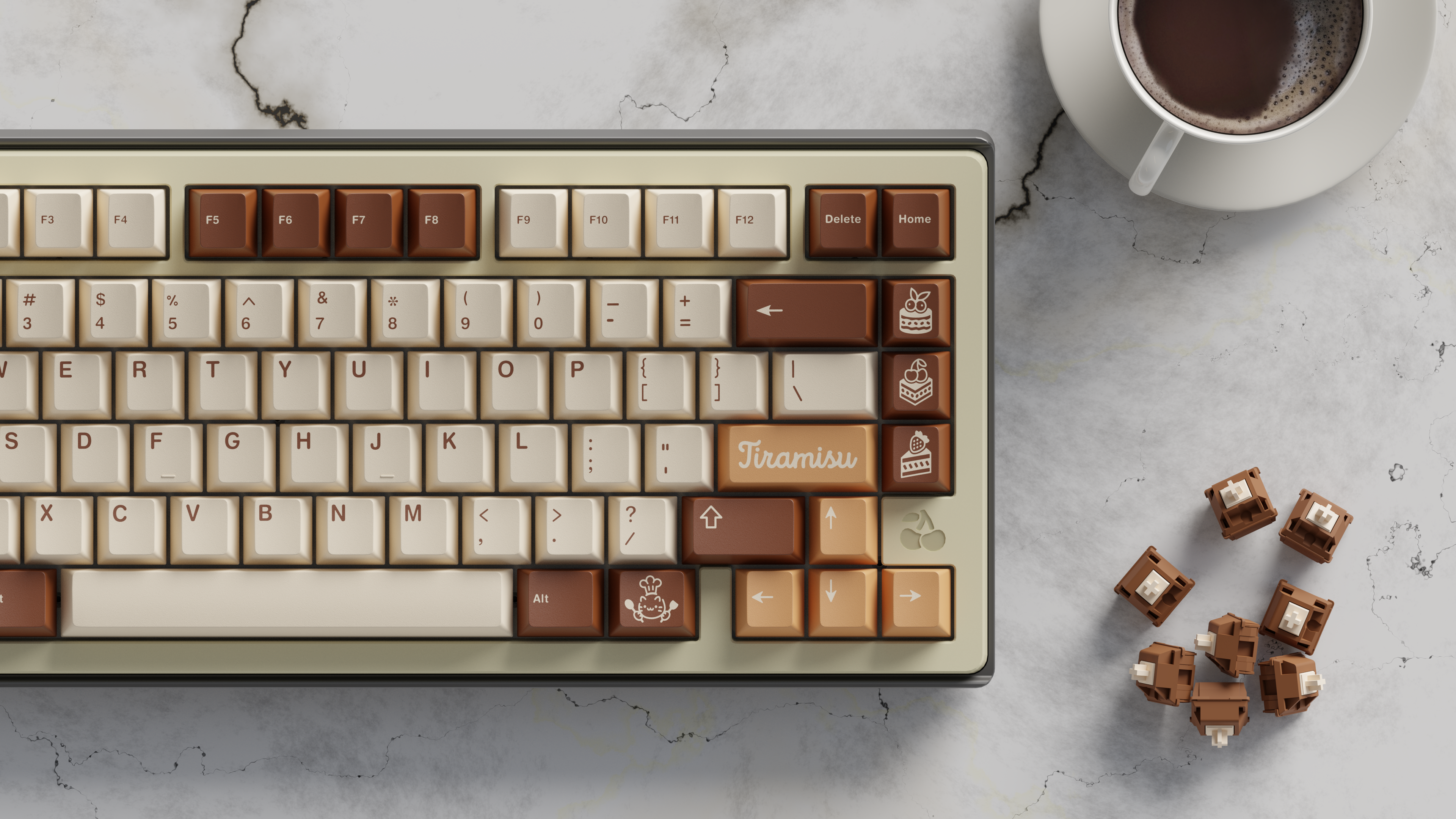 [In Stock] GMK CYL Tiramisu