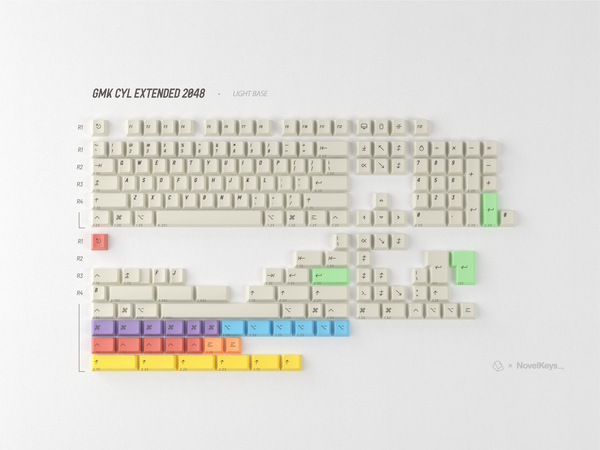 In Stock] GMK CYL EXTENDED 2048