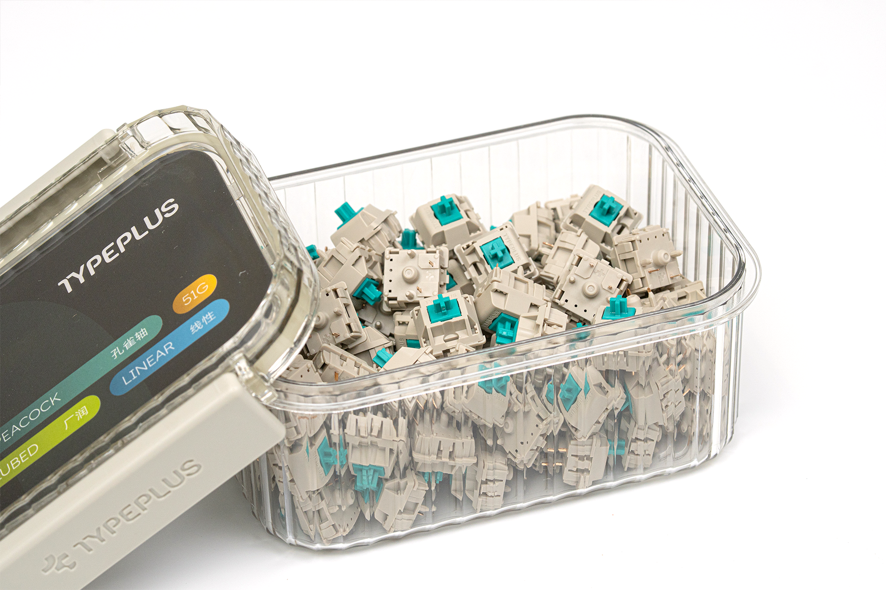 [In Stock] Typeplus Peacock Linear Switches