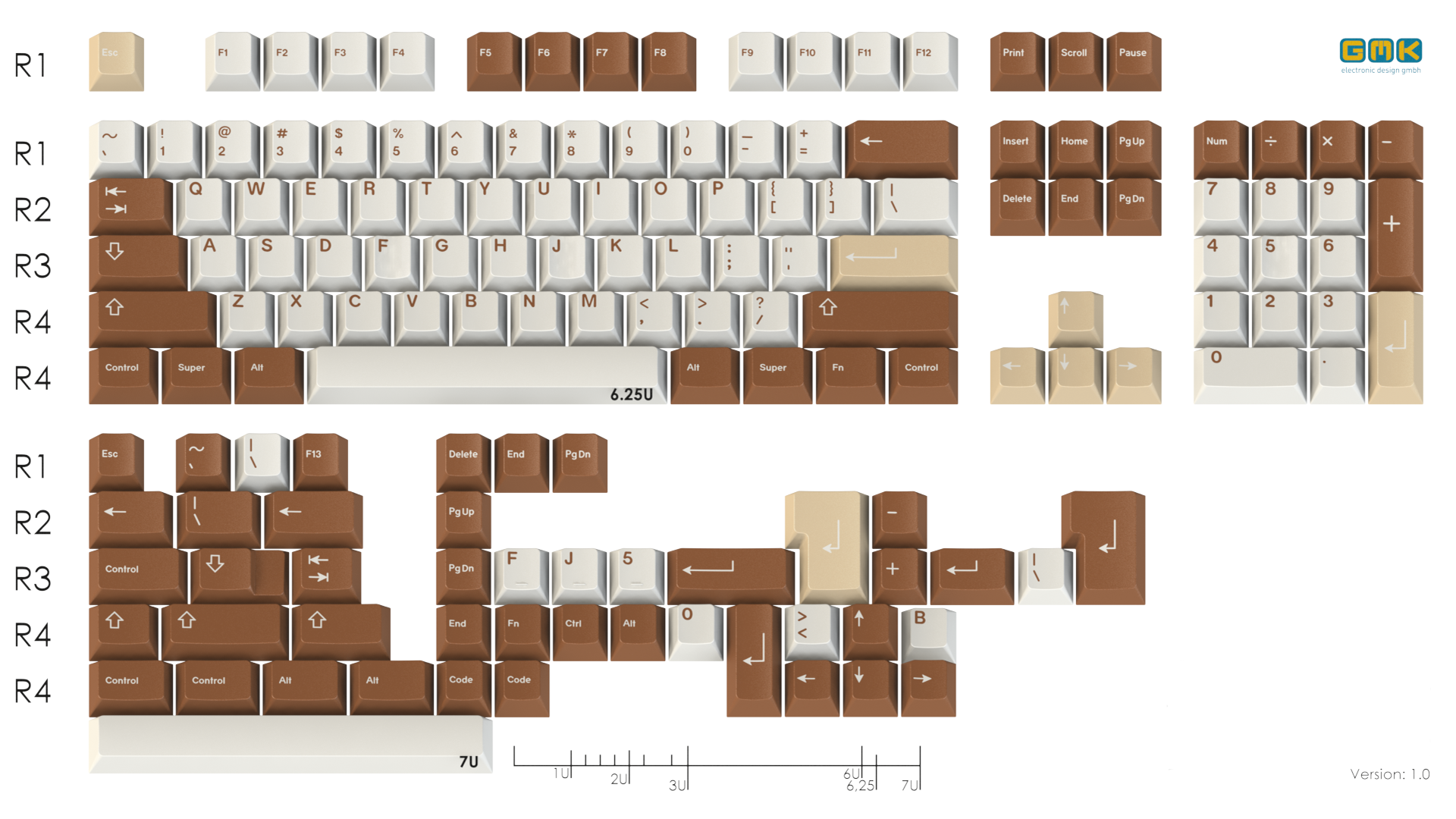 [In Stock] GMK CYL Tiramisu