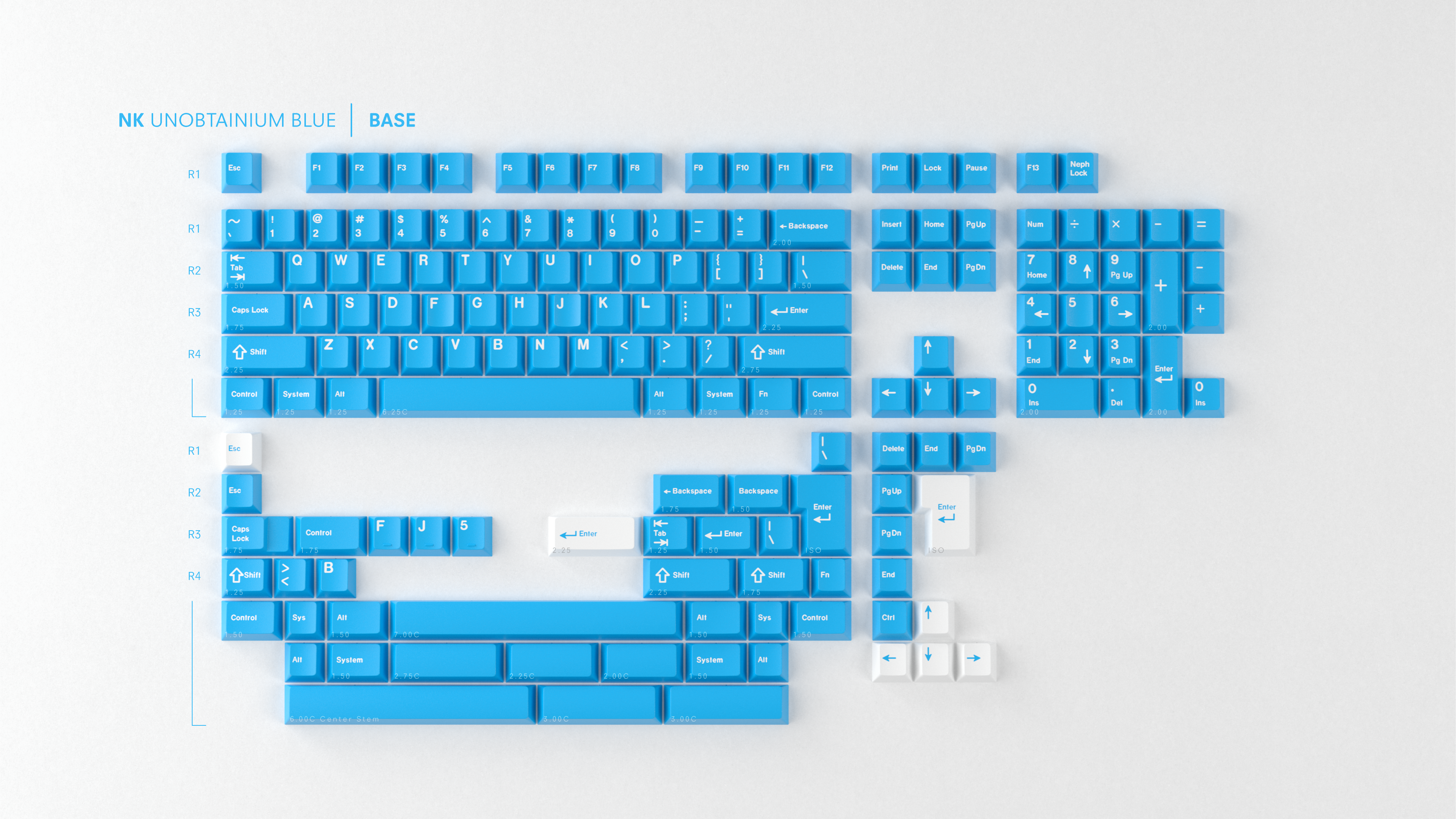 [Group Buy] GMK CYL Unobtainium Blue