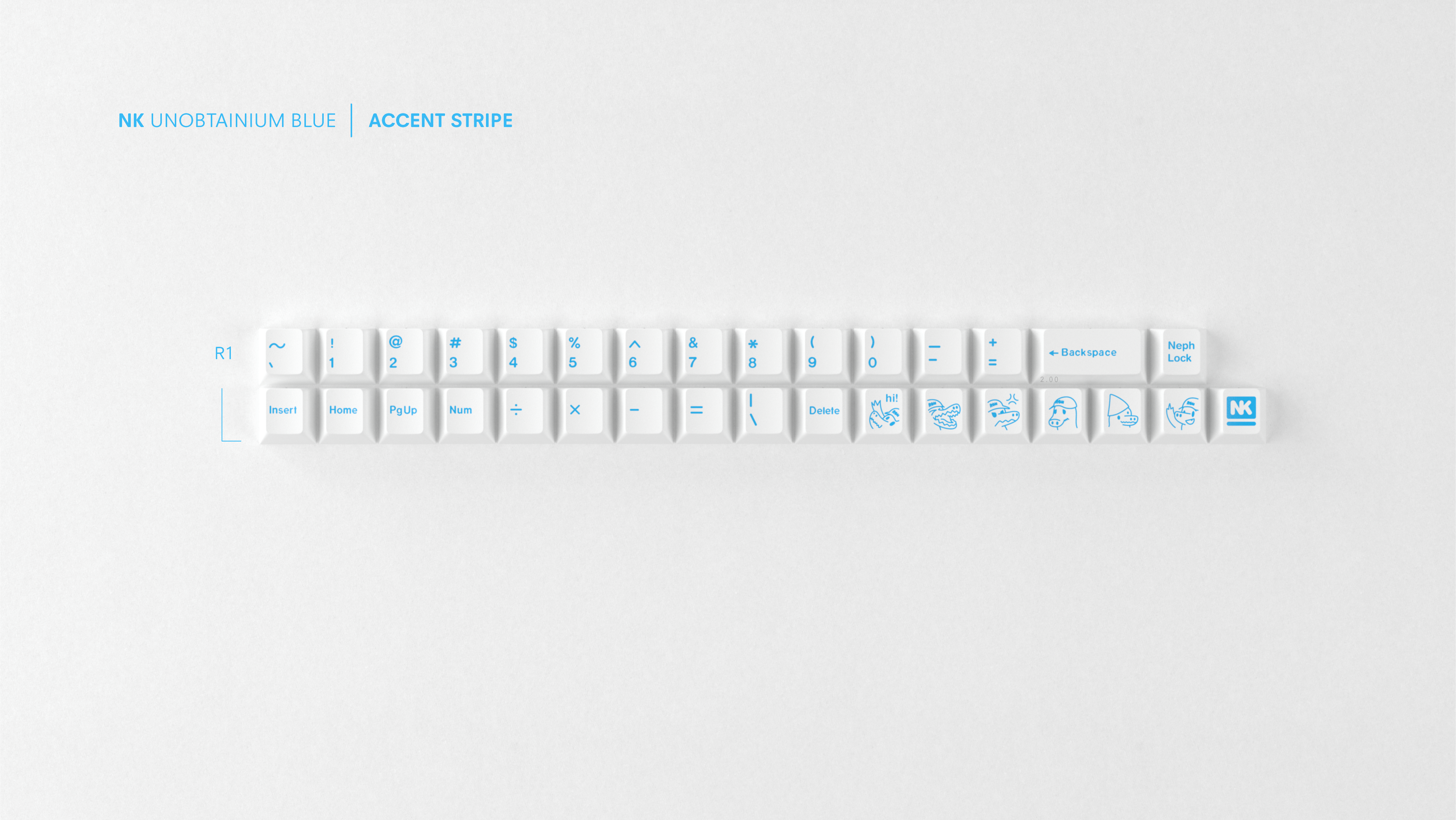 [Group Buy] GMK CYL Unobtainium Blue