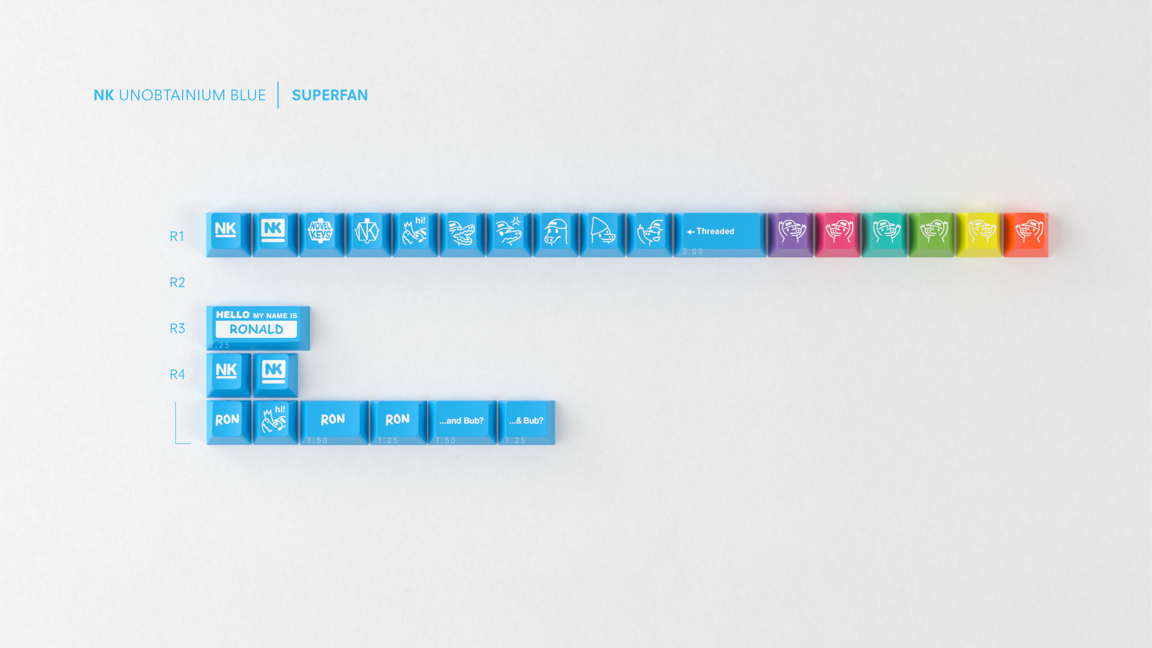 [Group Buy] GMK CYL Unobtainium Blue