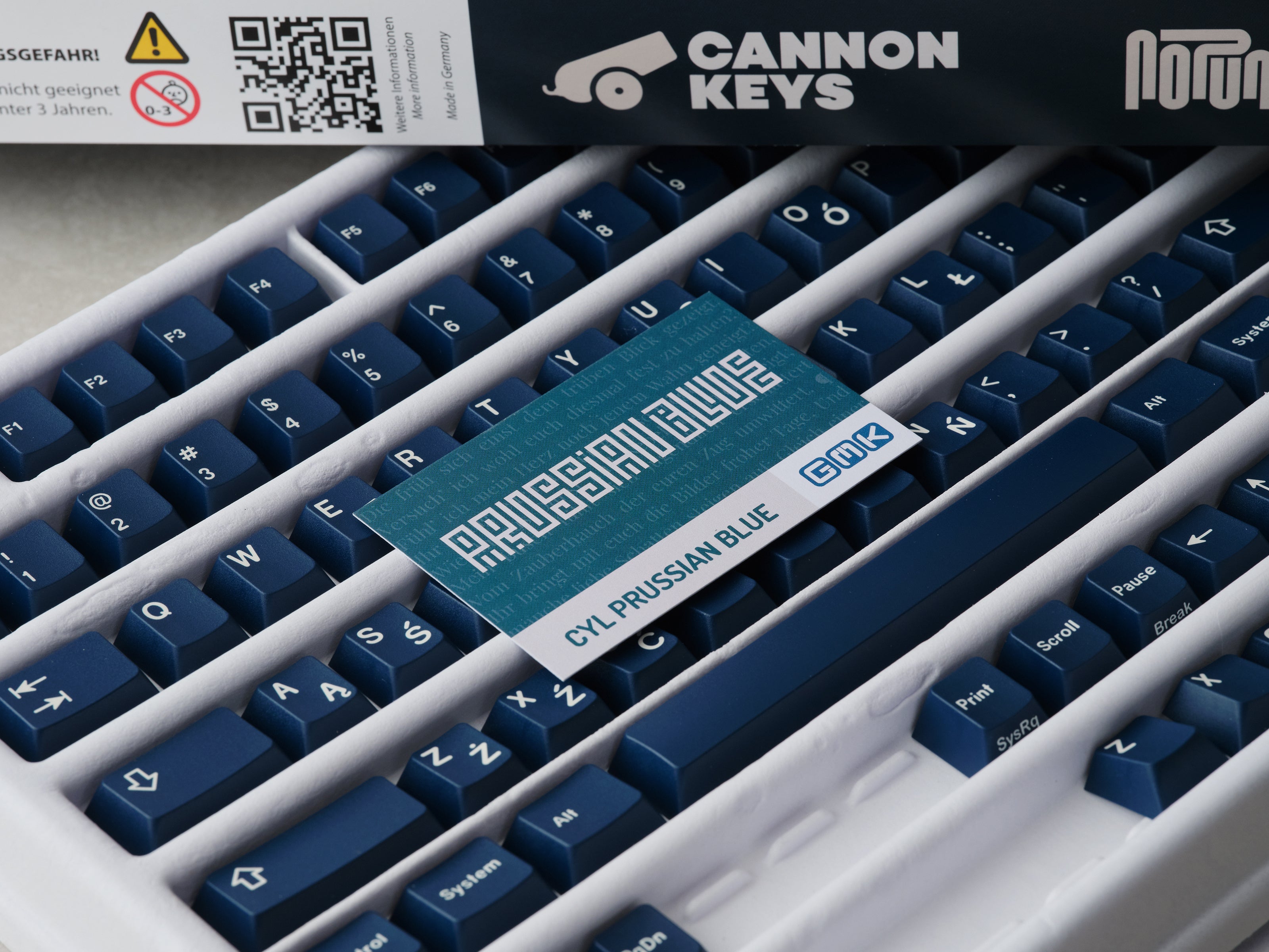 [In Stock] GMK CYL Prussian Blue