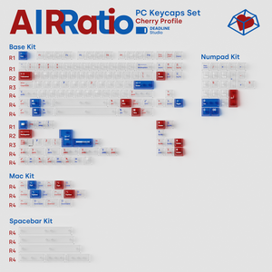 [In Stock] Deadline Studio Air Ratio Keycap Set
