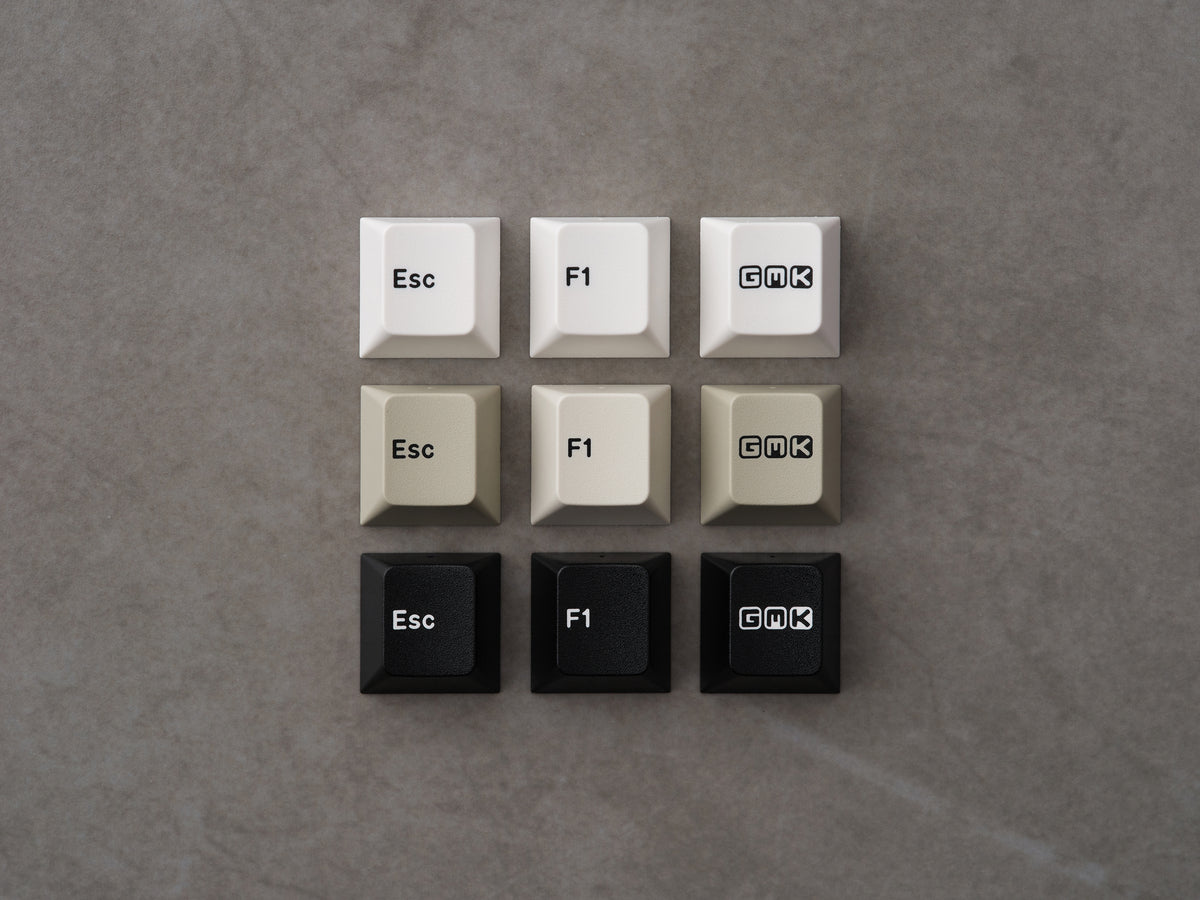 [In Stock] GMK CYL WoB (White on Black)