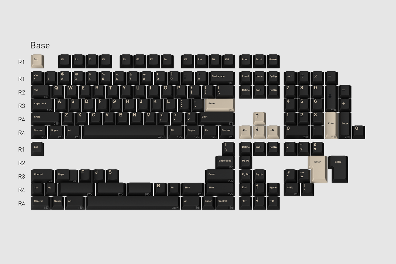 In Stock] GMK Noire Keycap Set – iLumkb