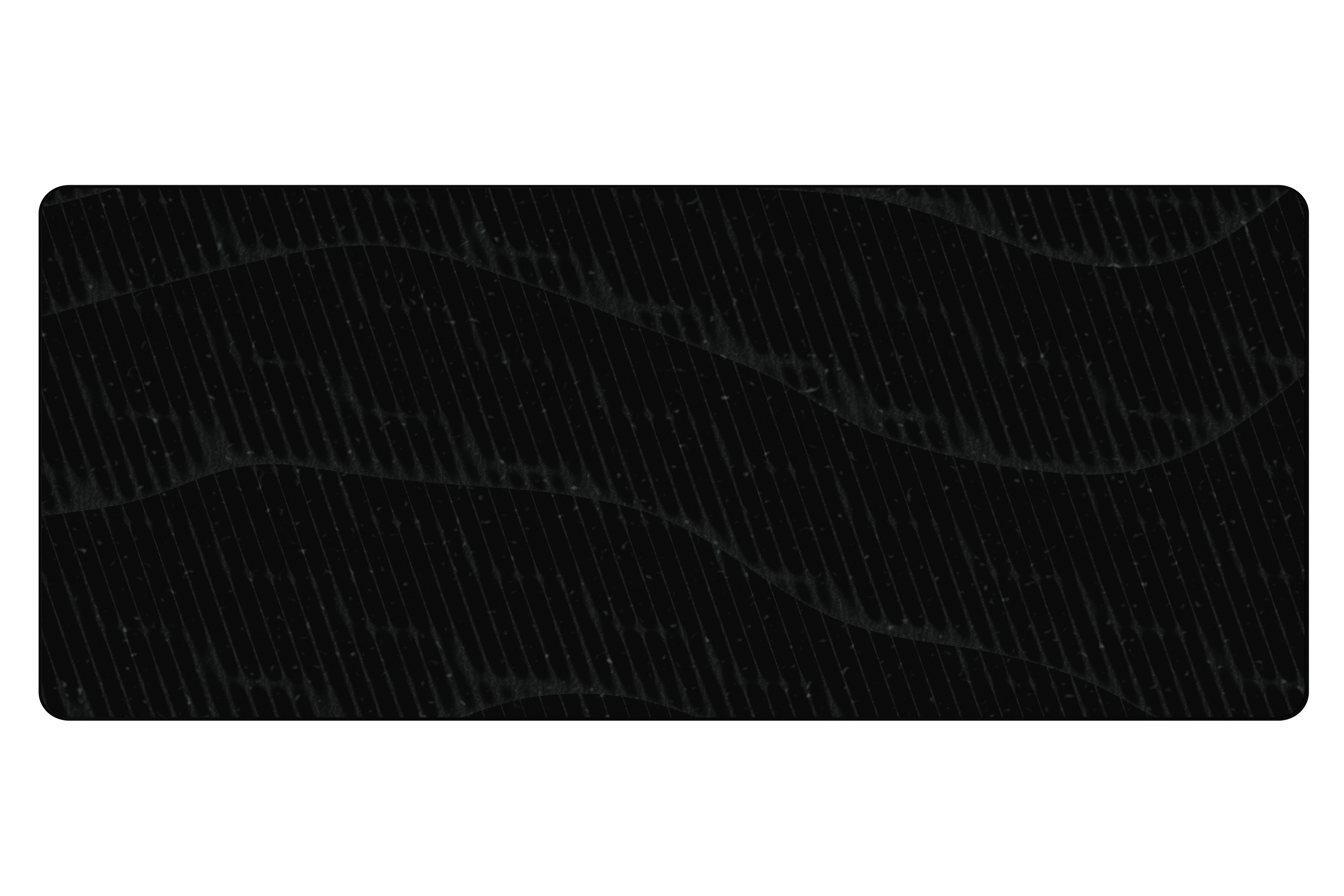 [In Stock] Grey on Black Deskmat