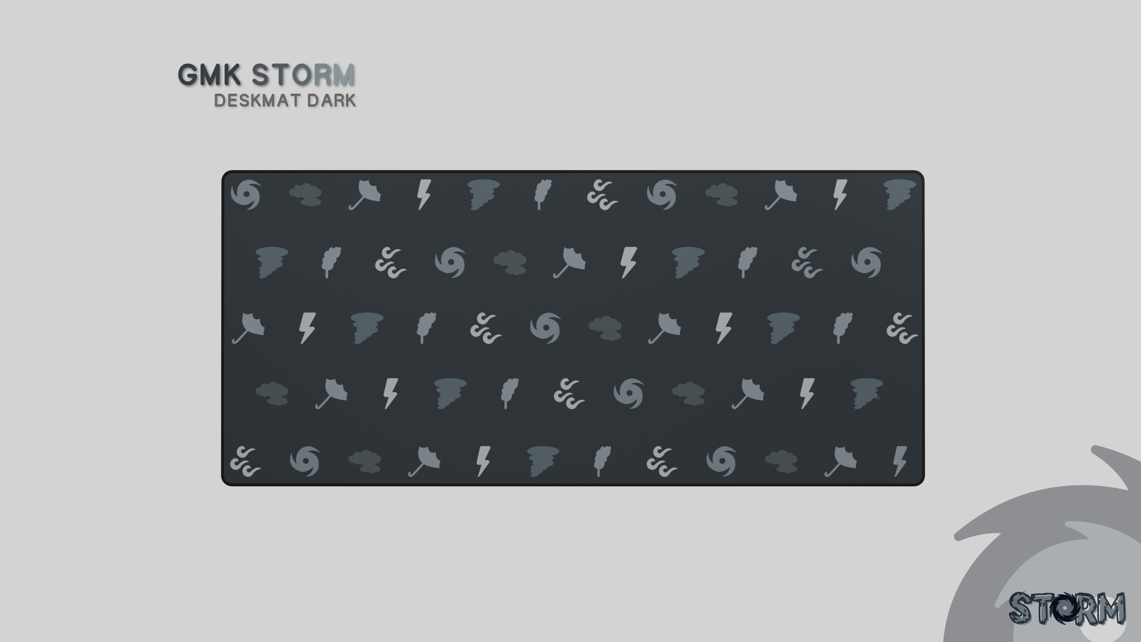 [In Stock] Storm Deskmat