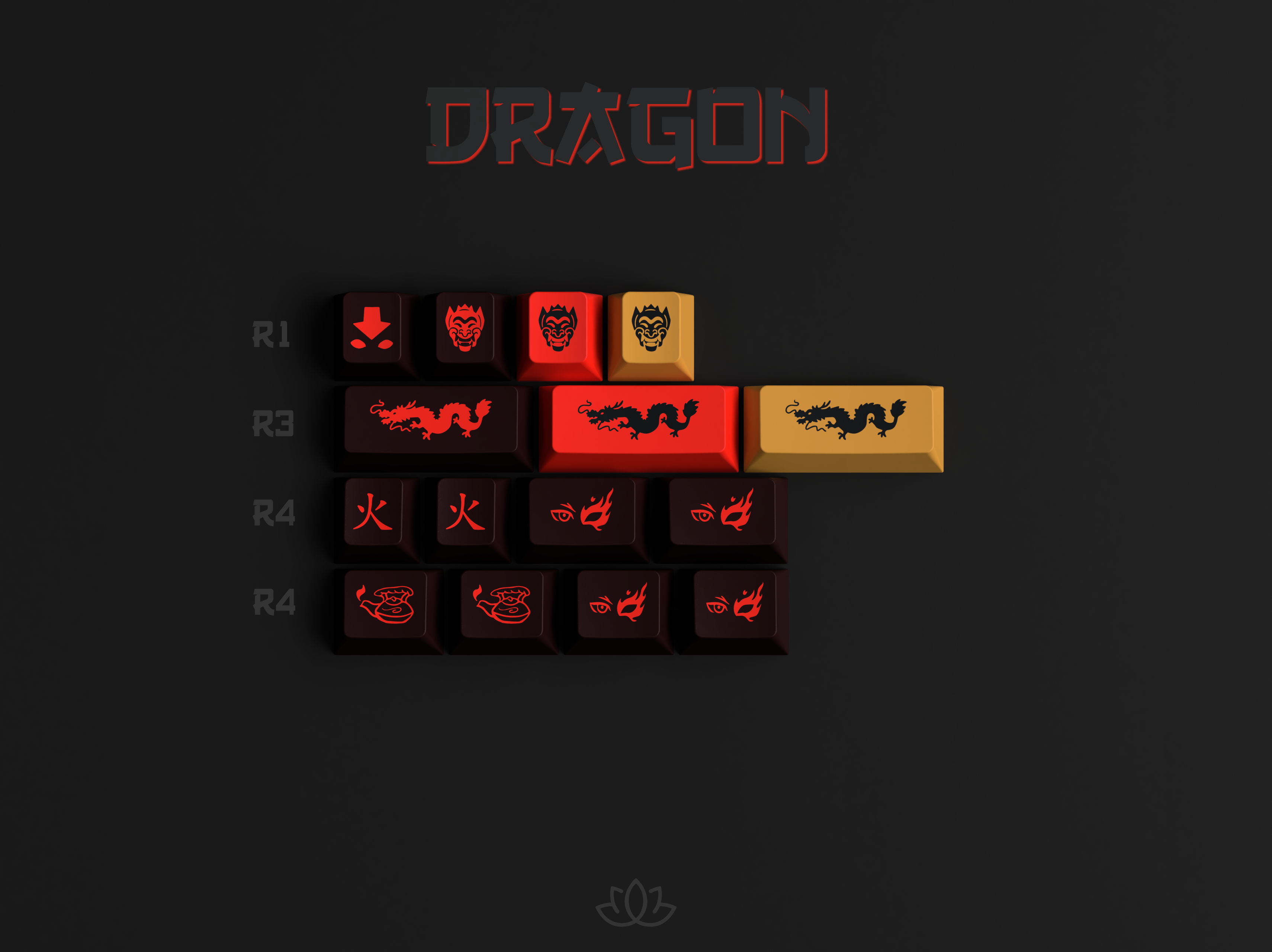 [In Stock] GMK Red Dragon