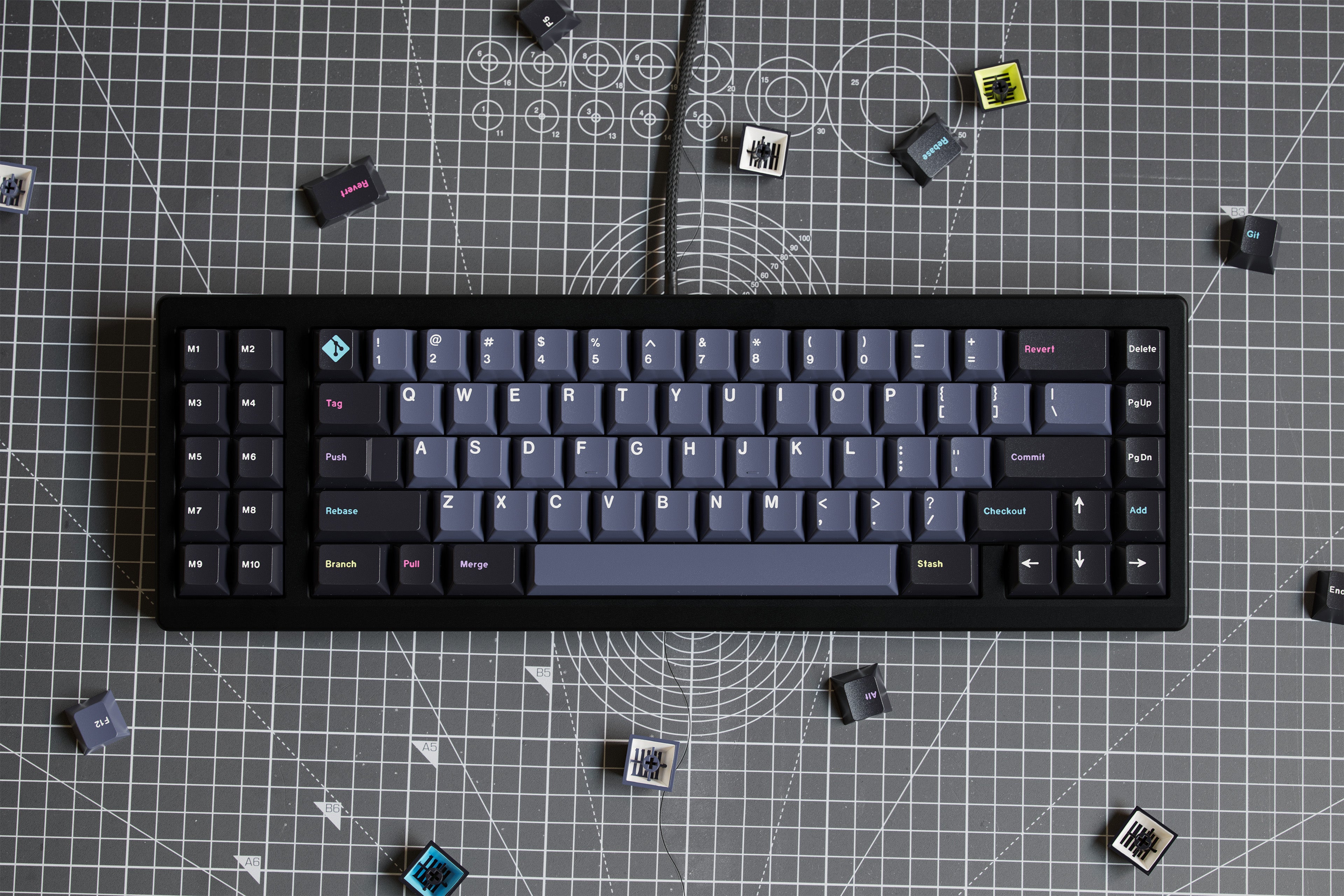 GMK Dracula V2.0 Main Core 自作キーボード-