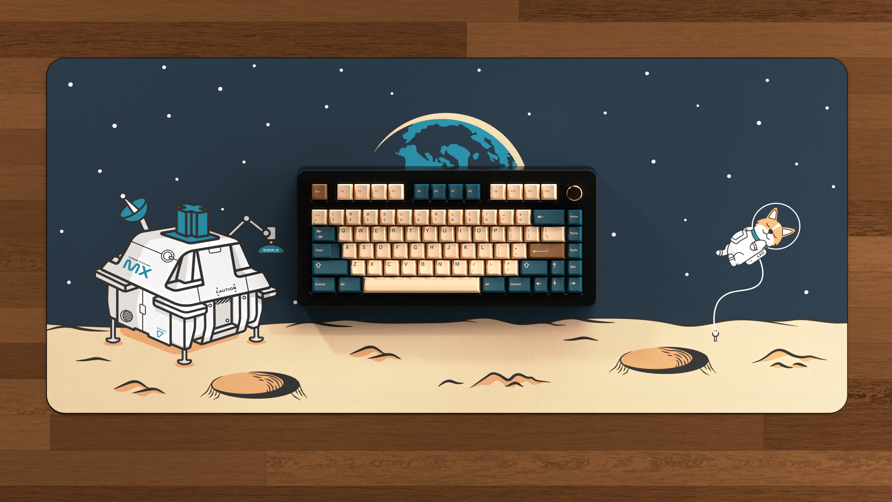 [In Stock] GMK Earth Tones Deskmats