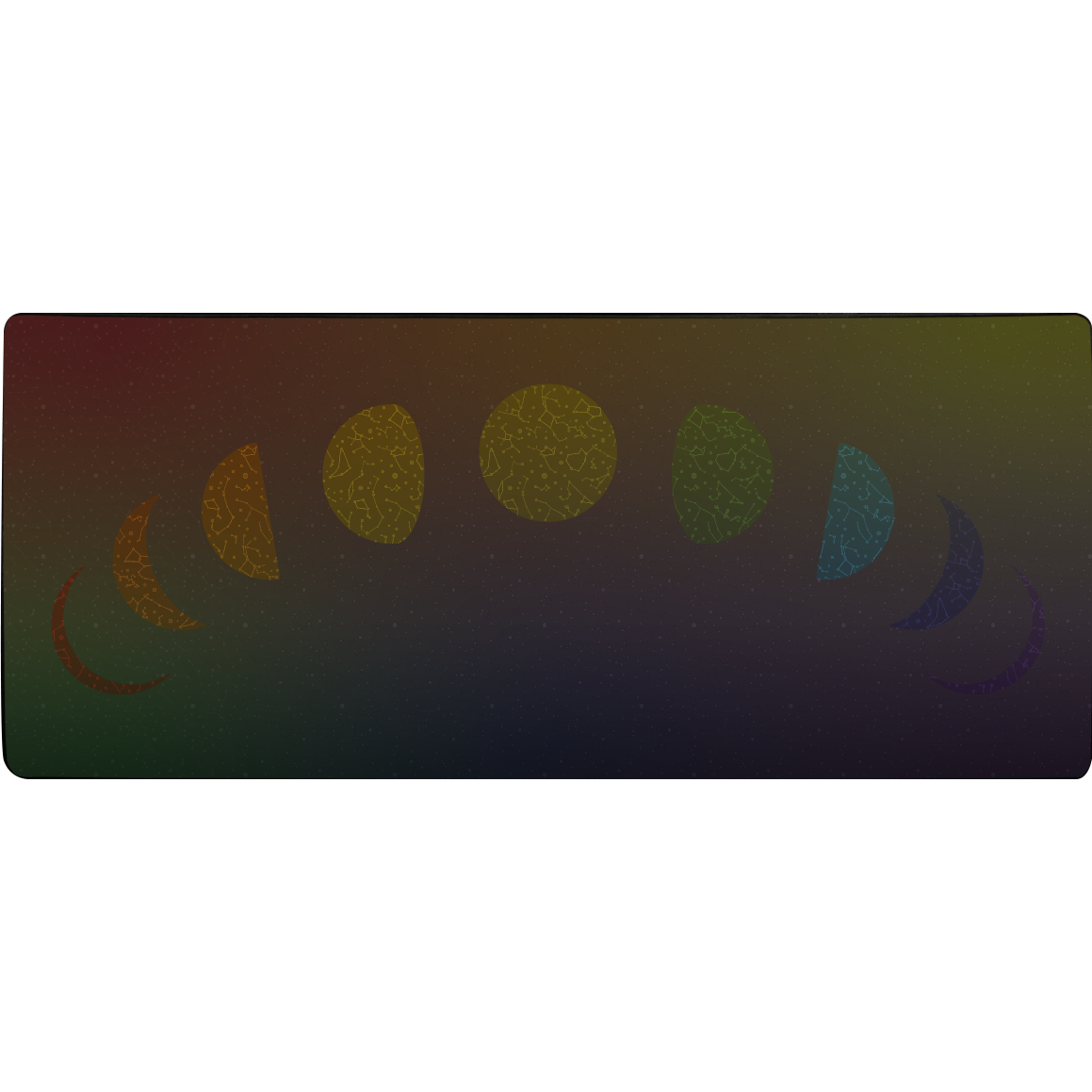 [In Stock] Midnight Rainbow Deskmat