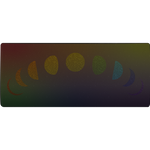 [In Stock] Midnight Rainbow Deskmat