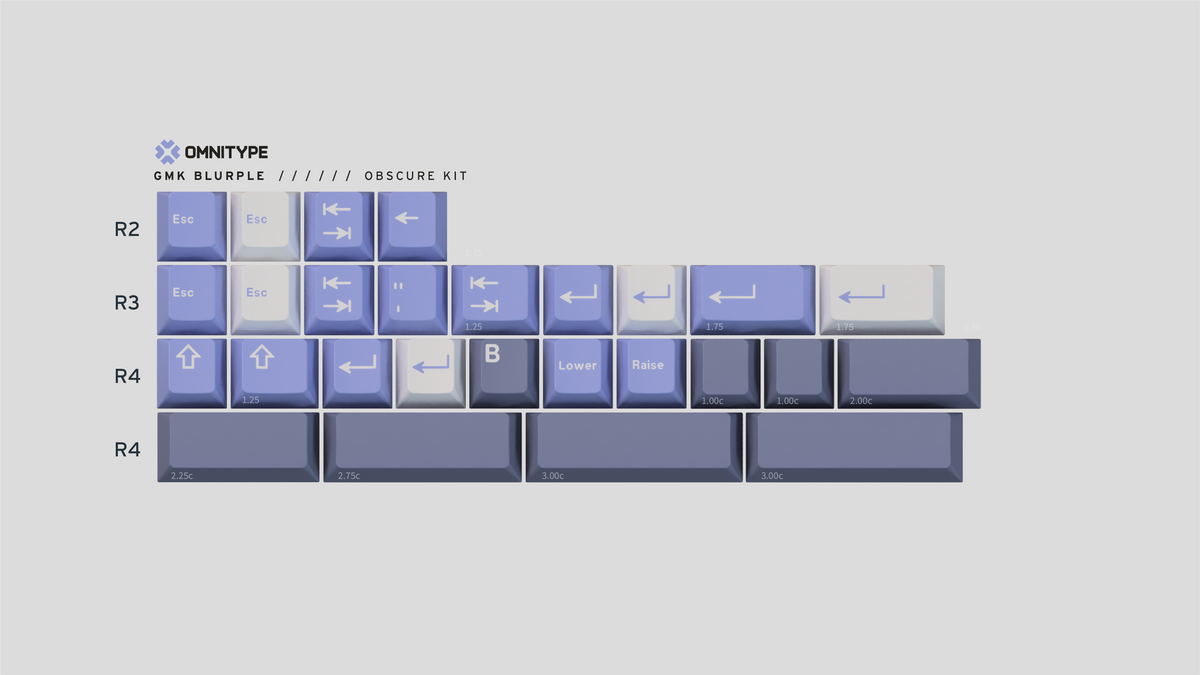 In Stock] GMK Blurple Keycap Set