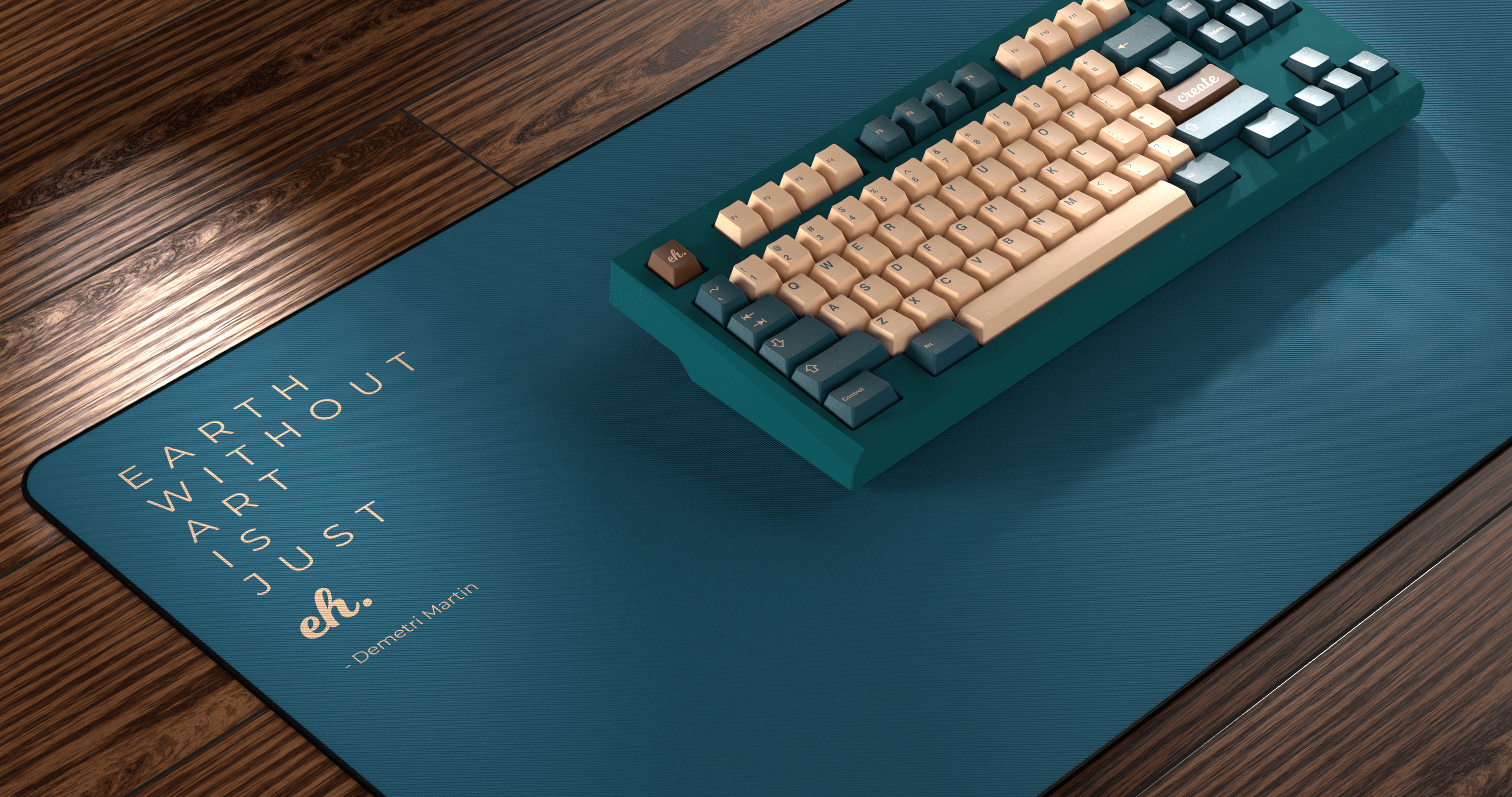 [In Stock] GMK Earth Tones Deskmats