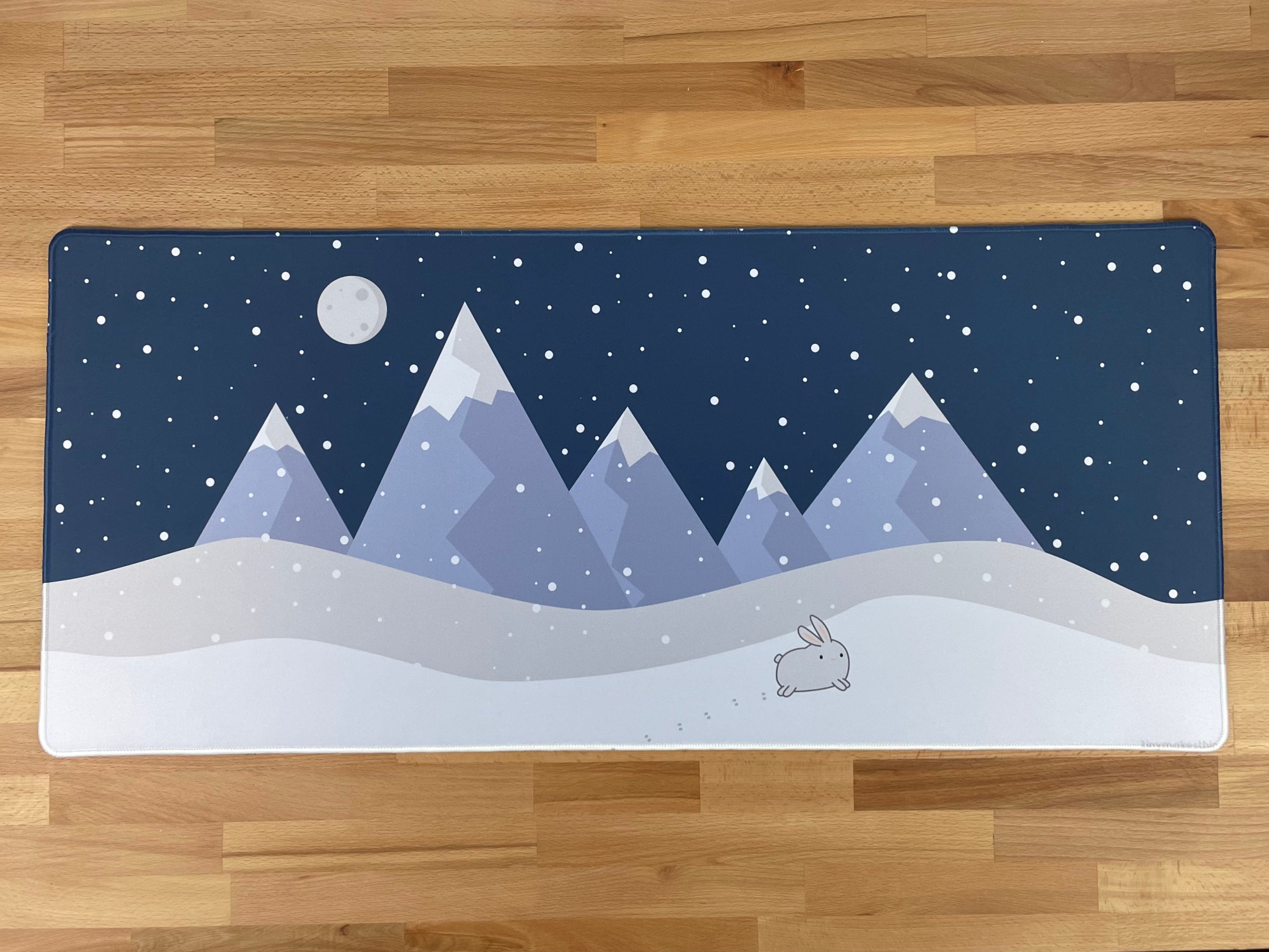 [In Stock] Winter Bunny Deskmat