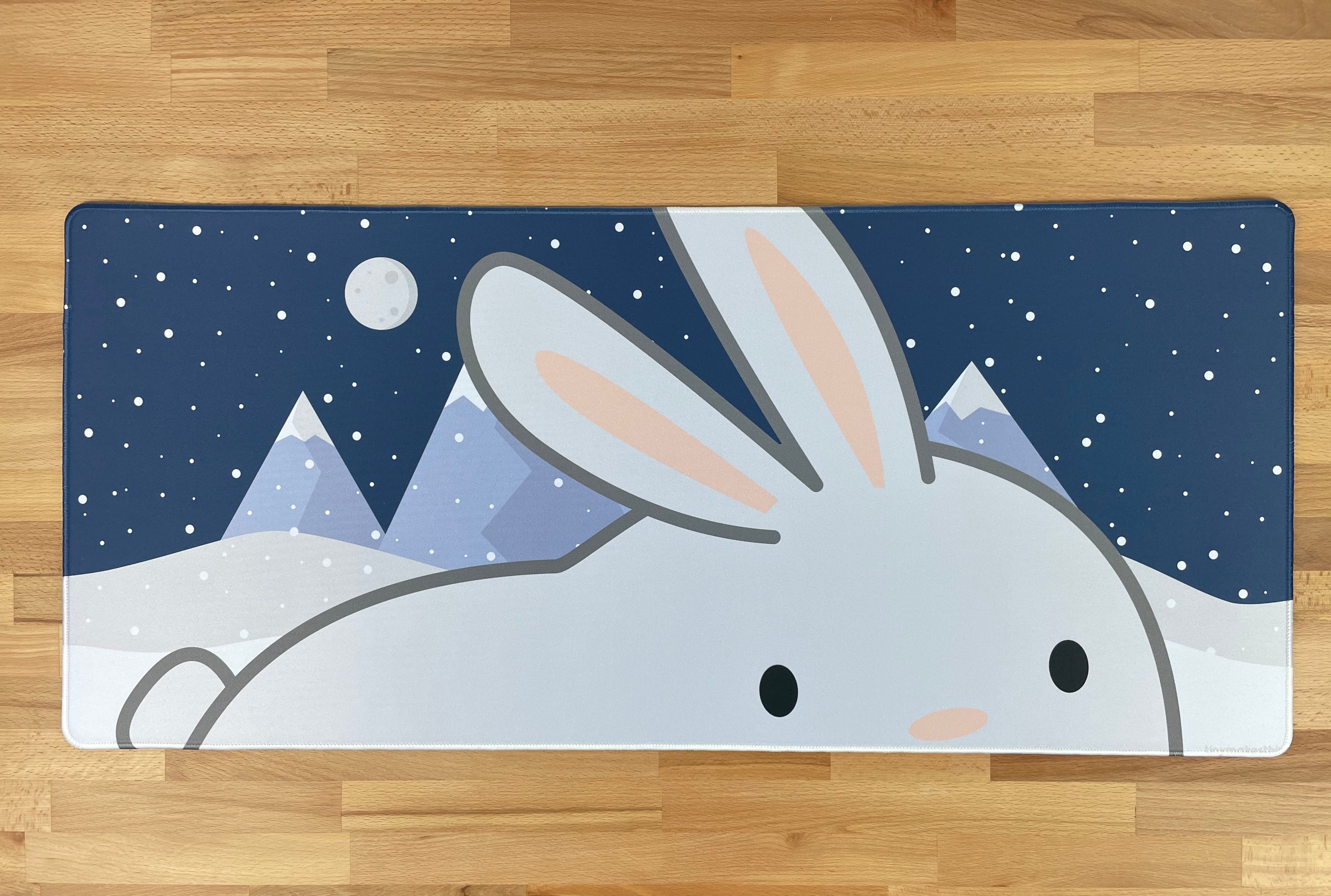 [In Stock] Winter Bunny Deskmat