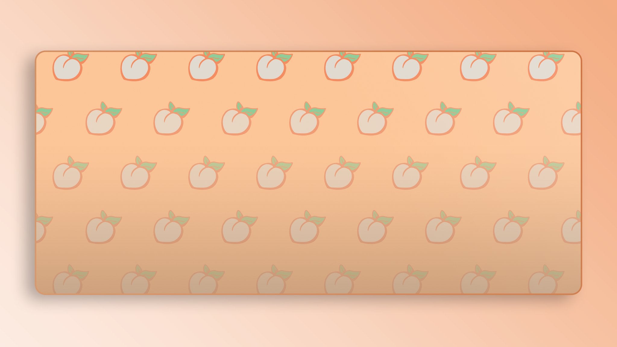 [In Stock] Peach n Cream Lite Deskpad