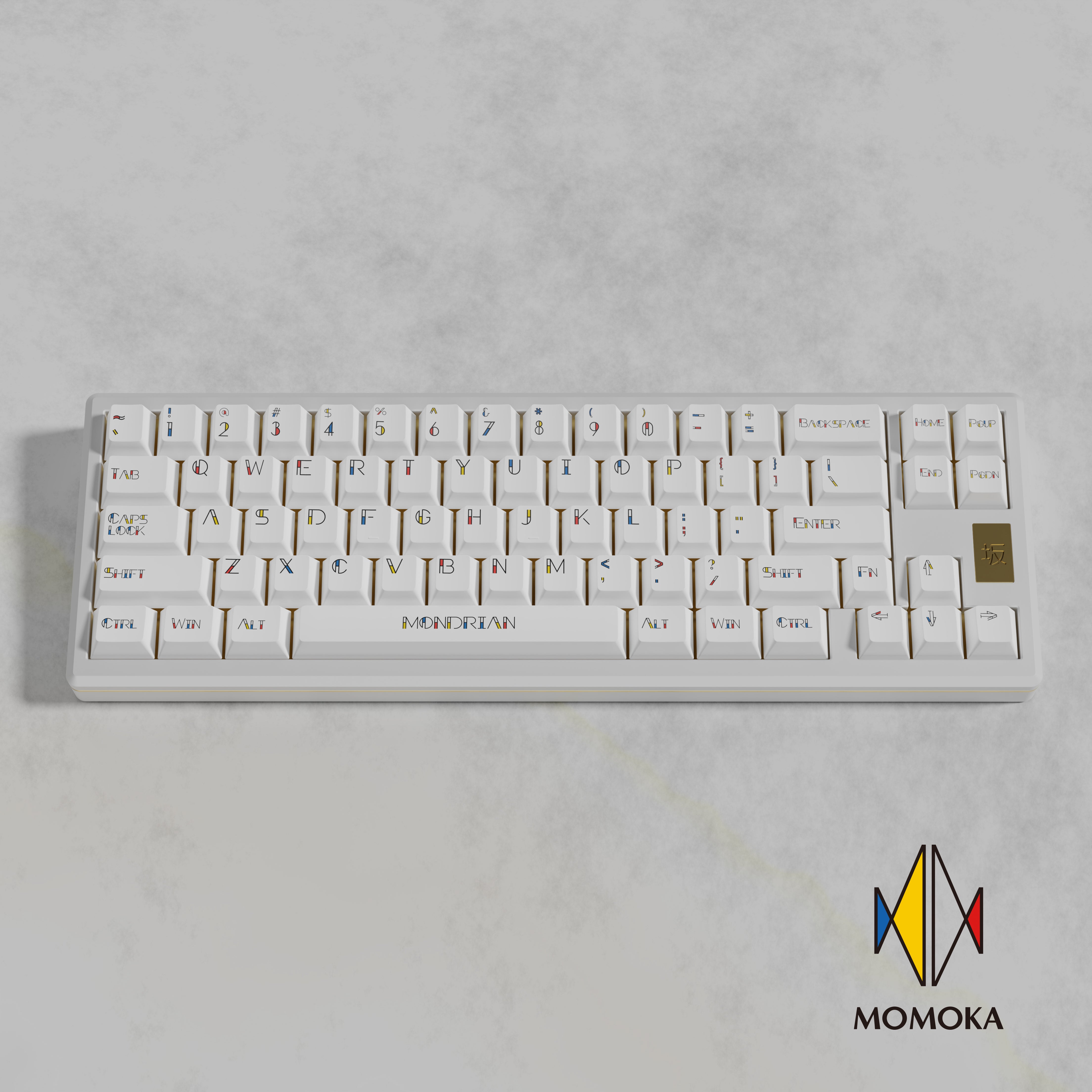 [In Stock] MOMOKA Mondrian Keycap Set